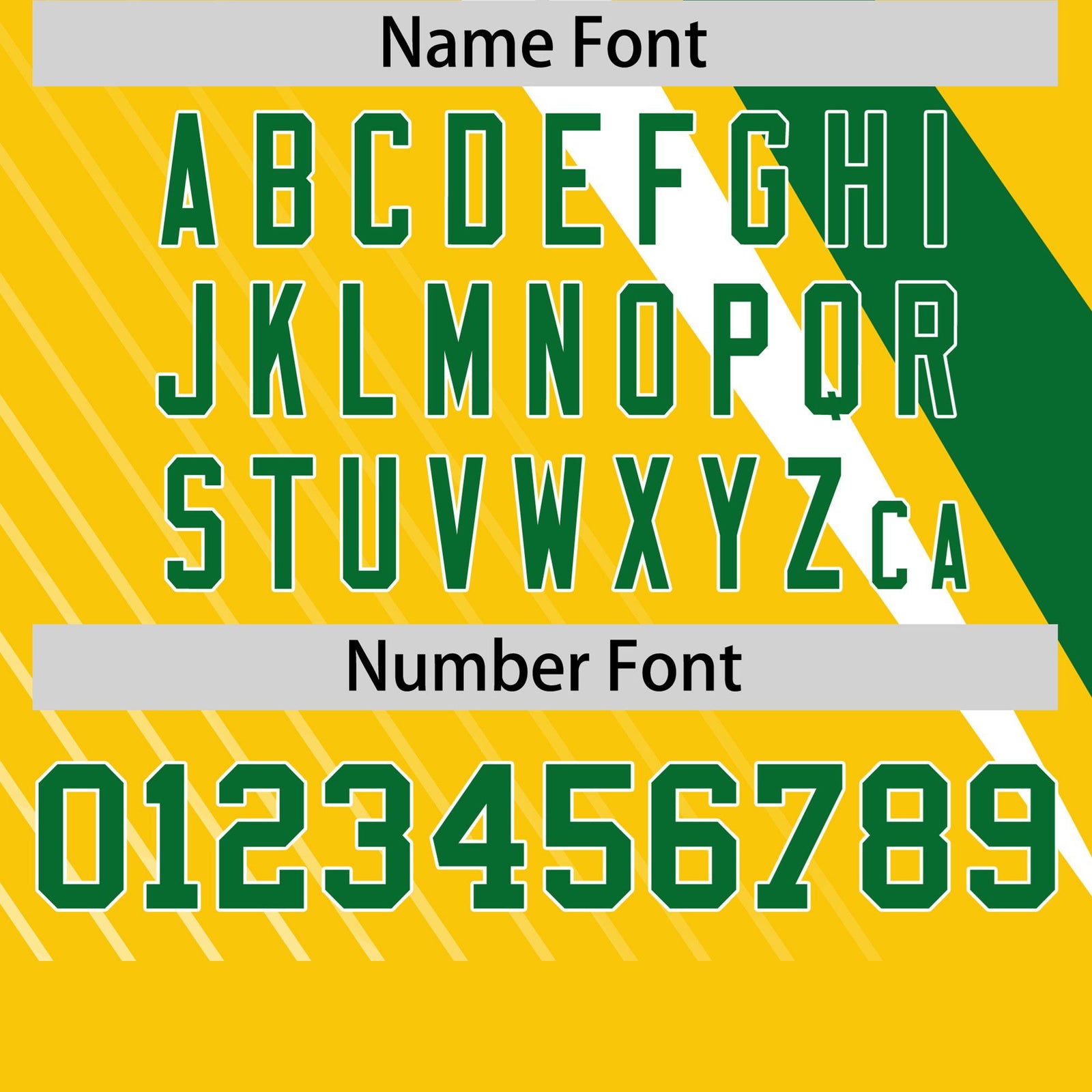 Custom Gold 01-Kelly Green White Personalized Slash Pattern Performance T-Shirt