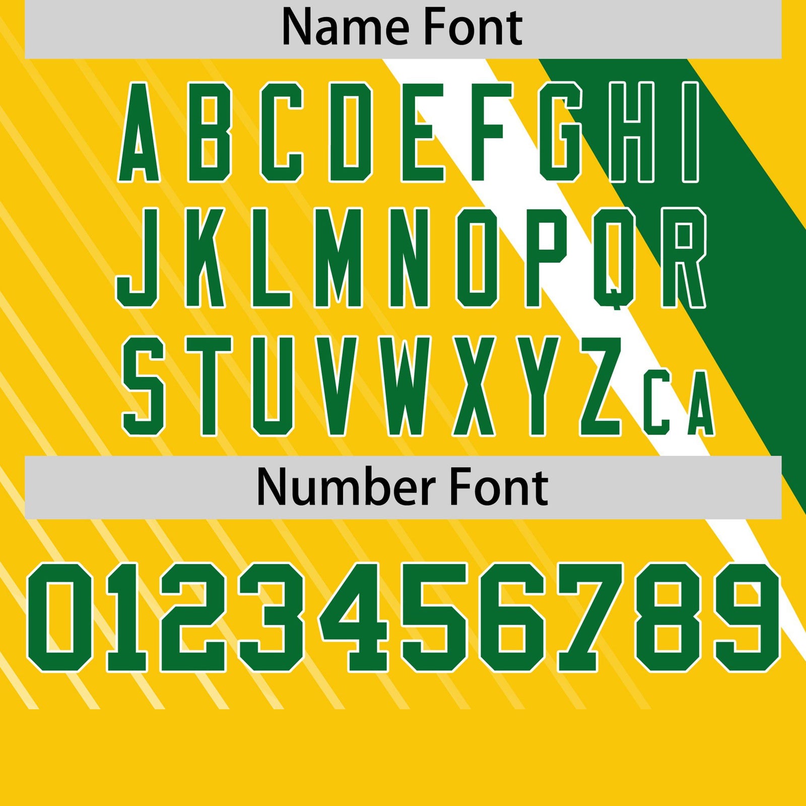 Custom Gold 01-Kelly Green White Personalized Slash Pattern Performance T-Shirt