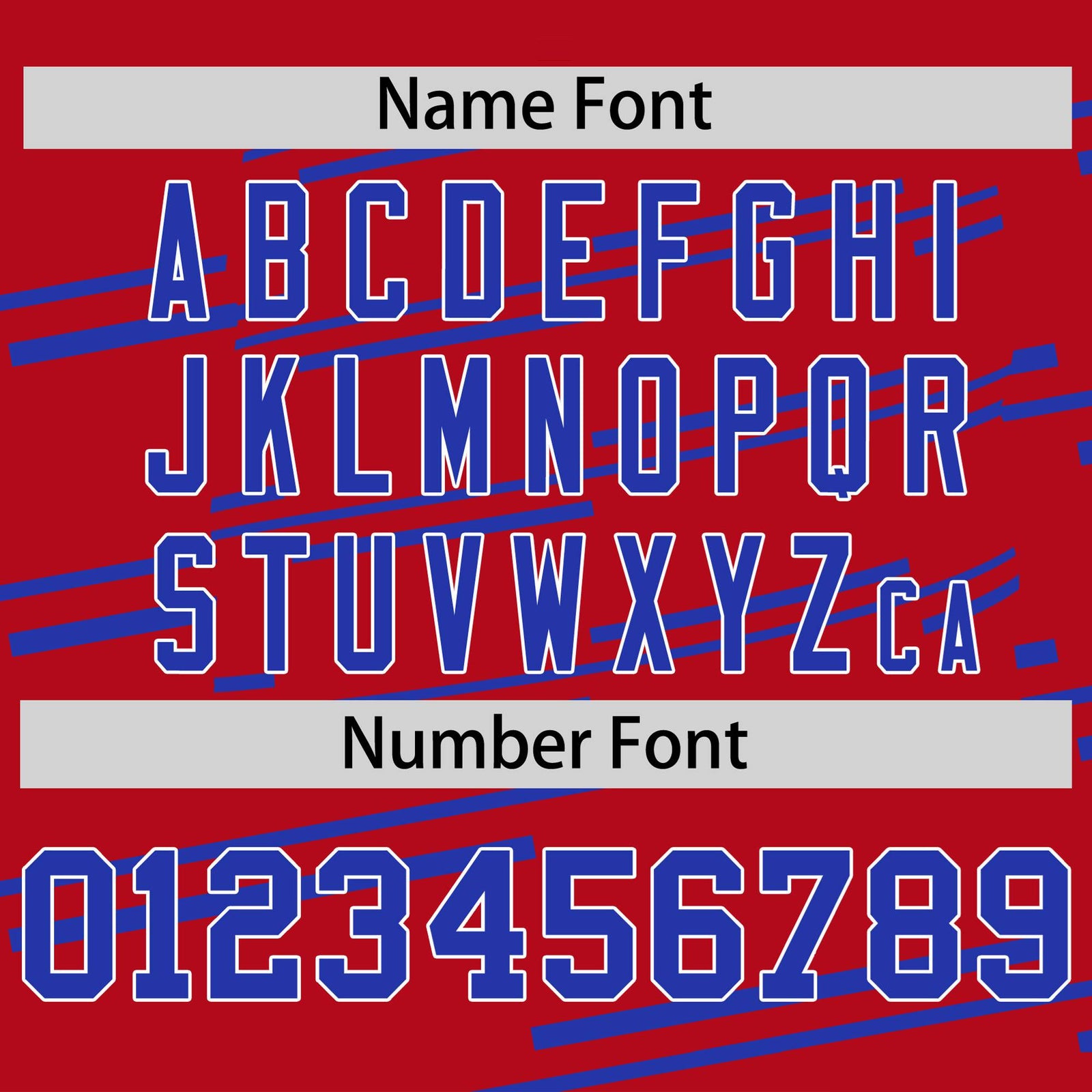 Custom Red Royal Blue Personalized Slanting Line Graffiti Pattern Performance T-Shirt