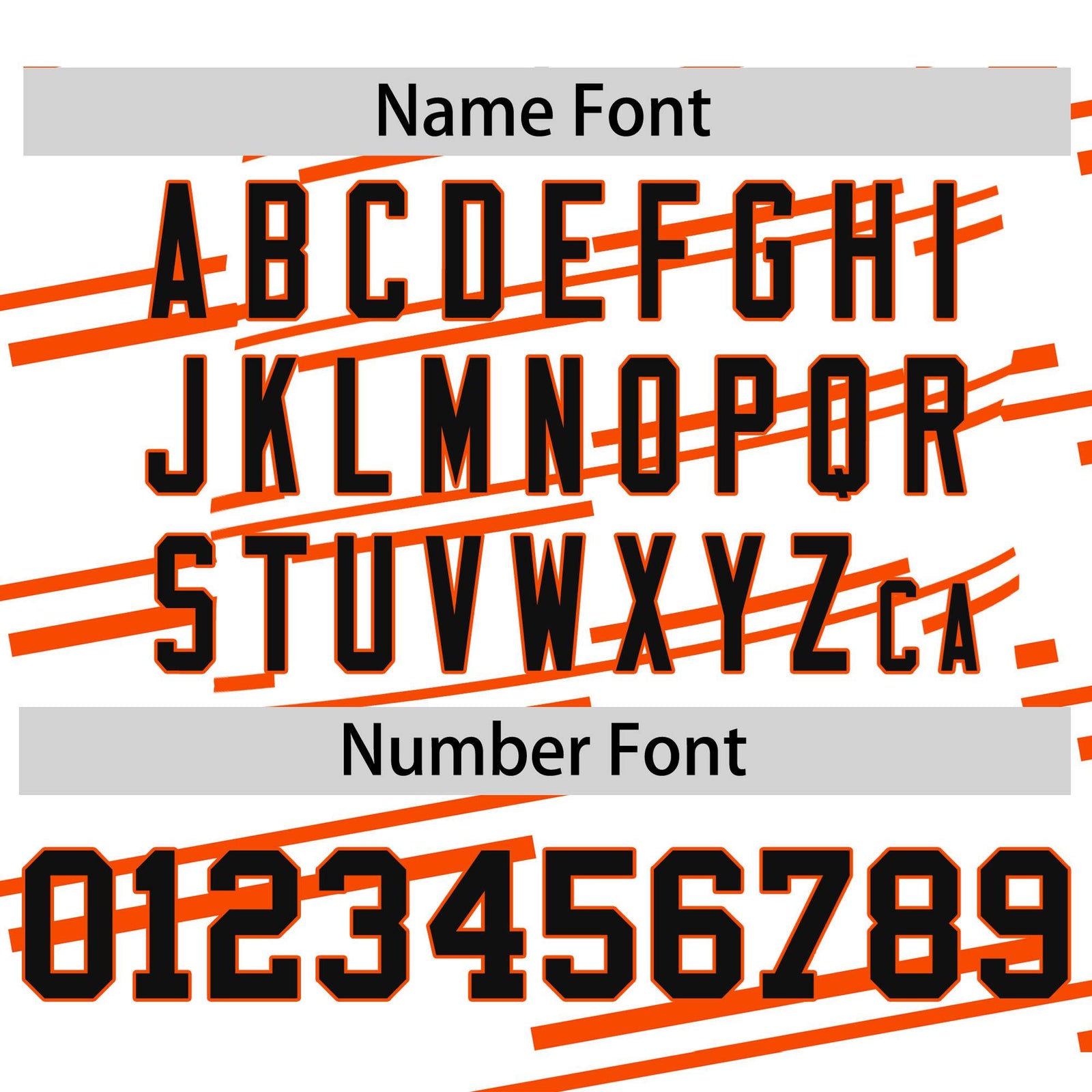 Custom White Orange Personalized Slanting Line Graffiti Pattern Performance T-Shirt