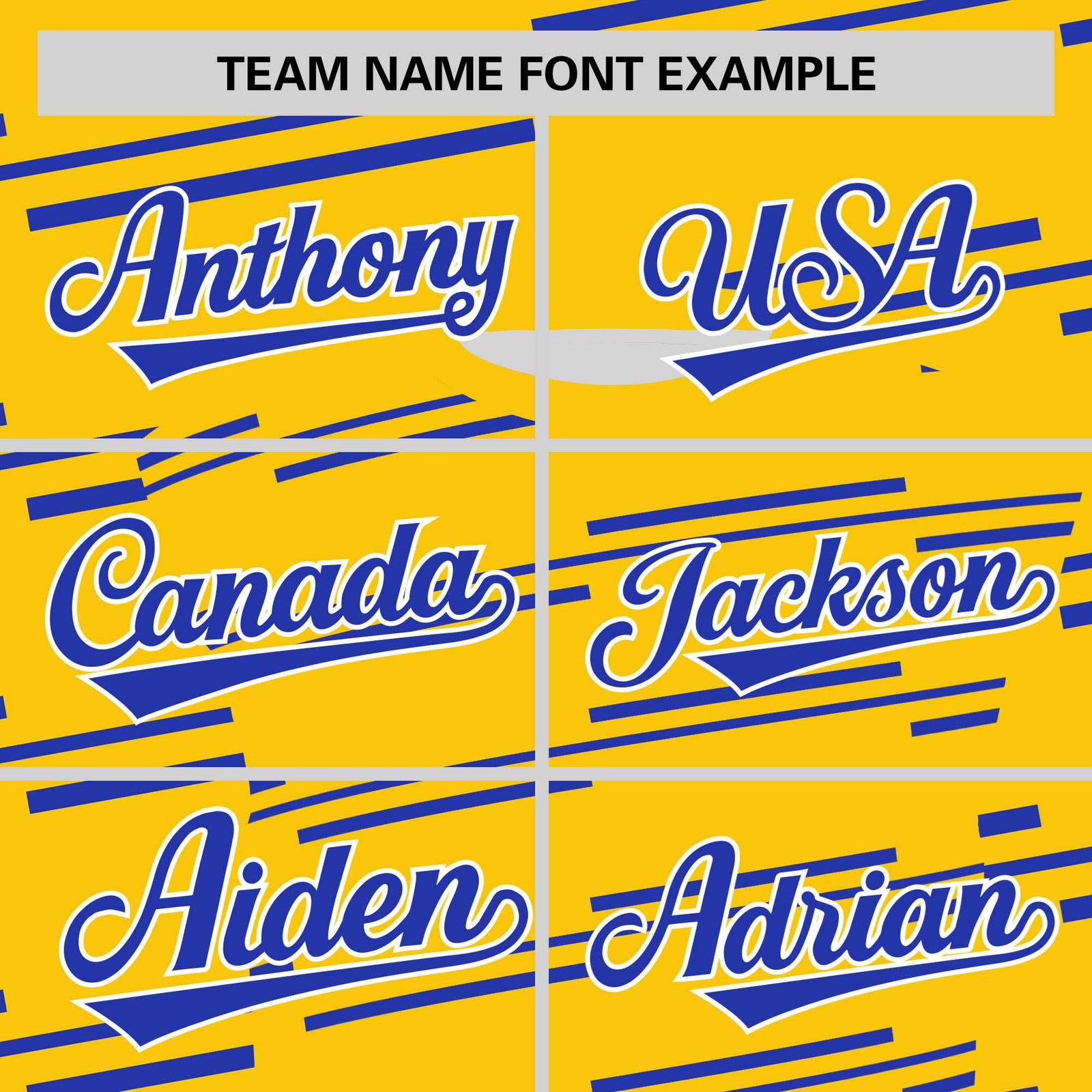 Custom Gold Royal Blue Personalized Slanting Line Graffiti Pattern Performance T-Shirt