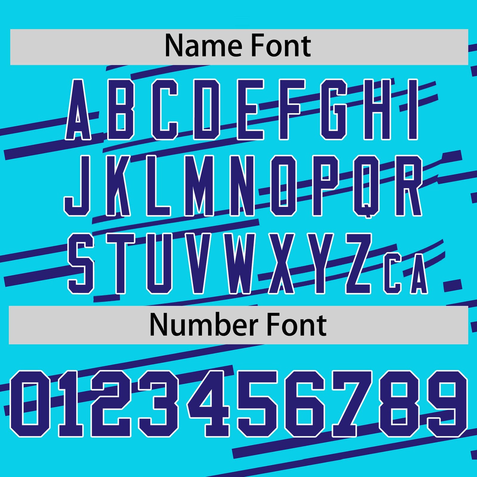 Custom Sky Blue Purple Personalized Slanting Line Graffiti Pattern Performance T-Shirt