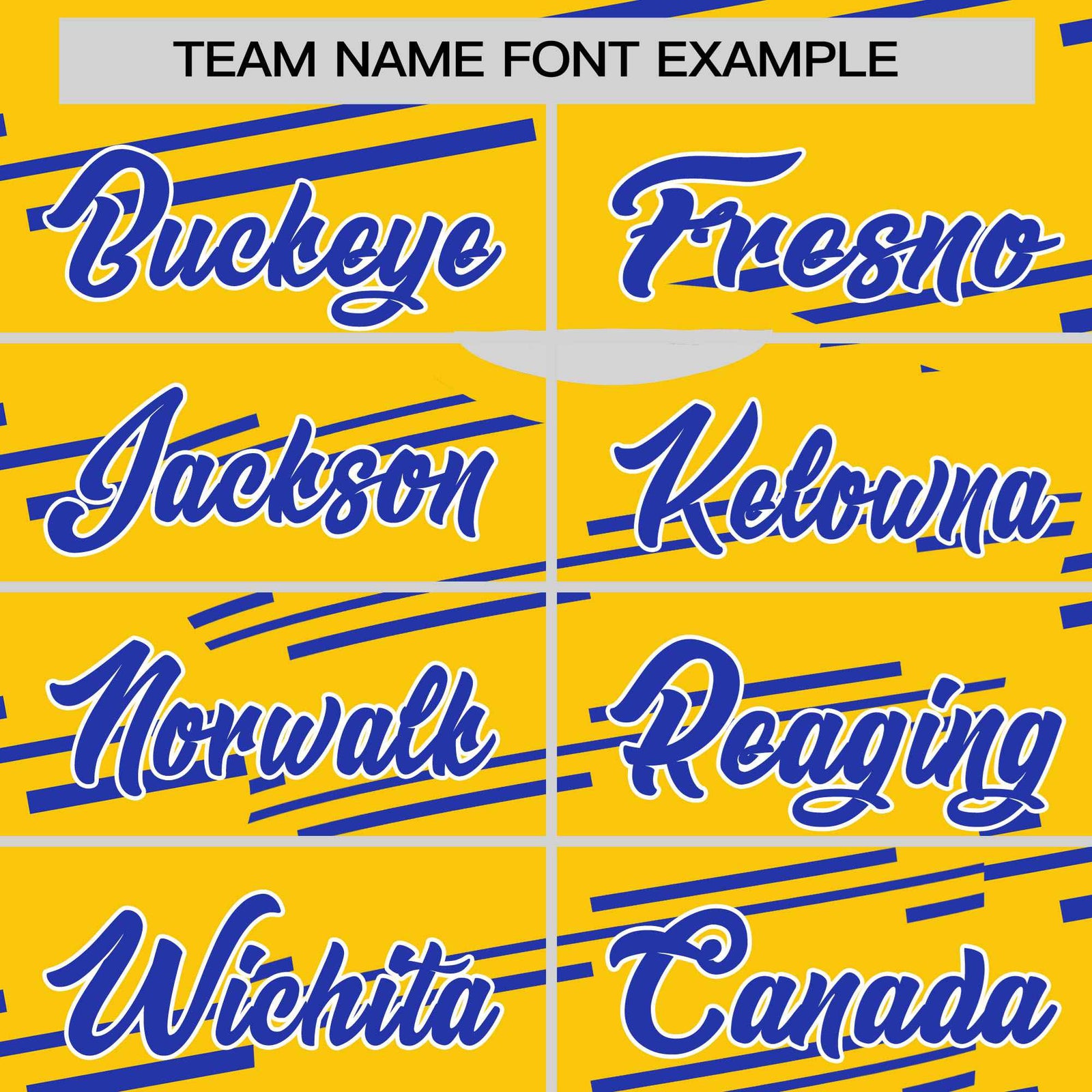 Custom Gold Royal Blue Personalized Slanting Line Graffiti Pattern Performance T-Shirt