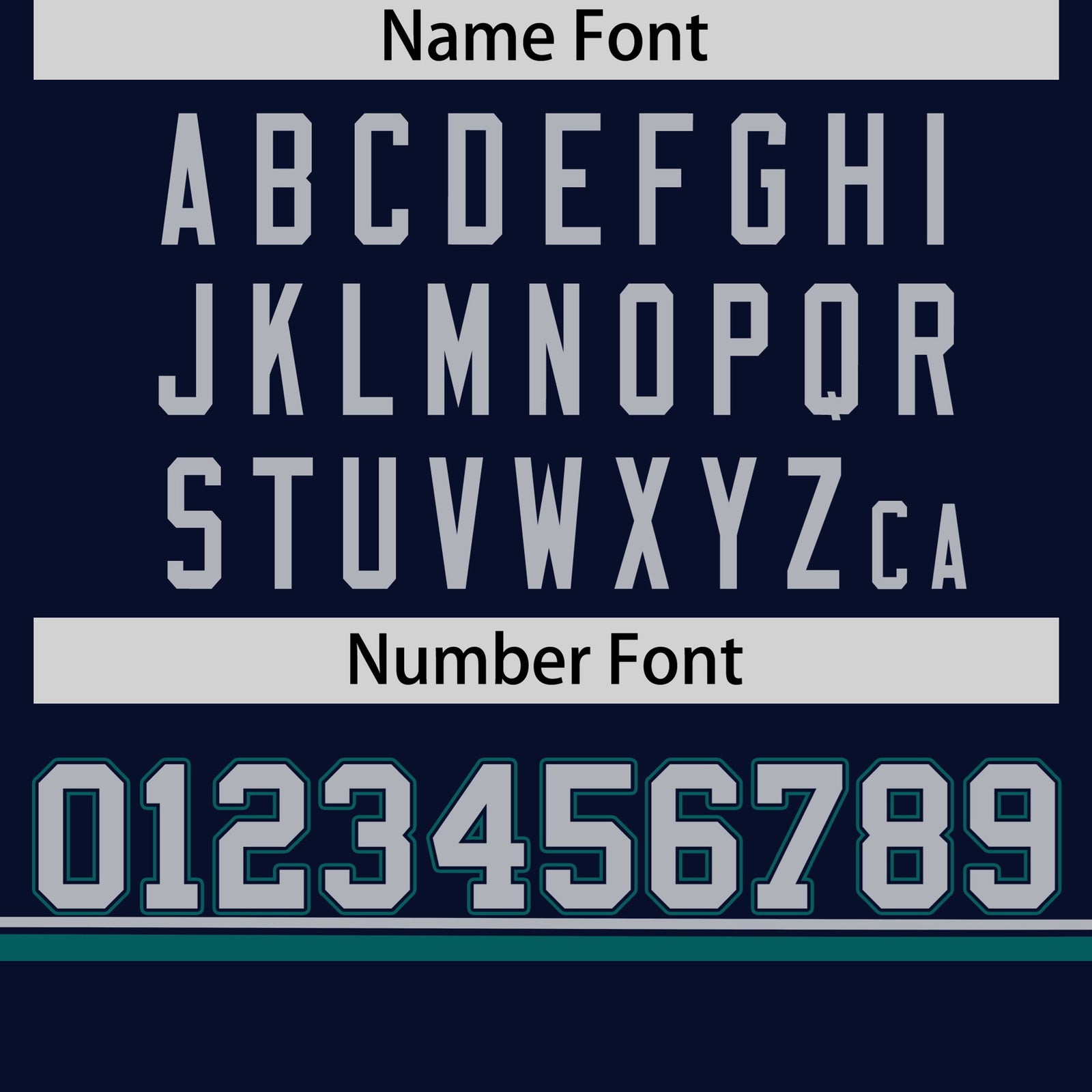 Custom Navy Gray-Aqua Crew neck Color Block Design Performance T-Shirt