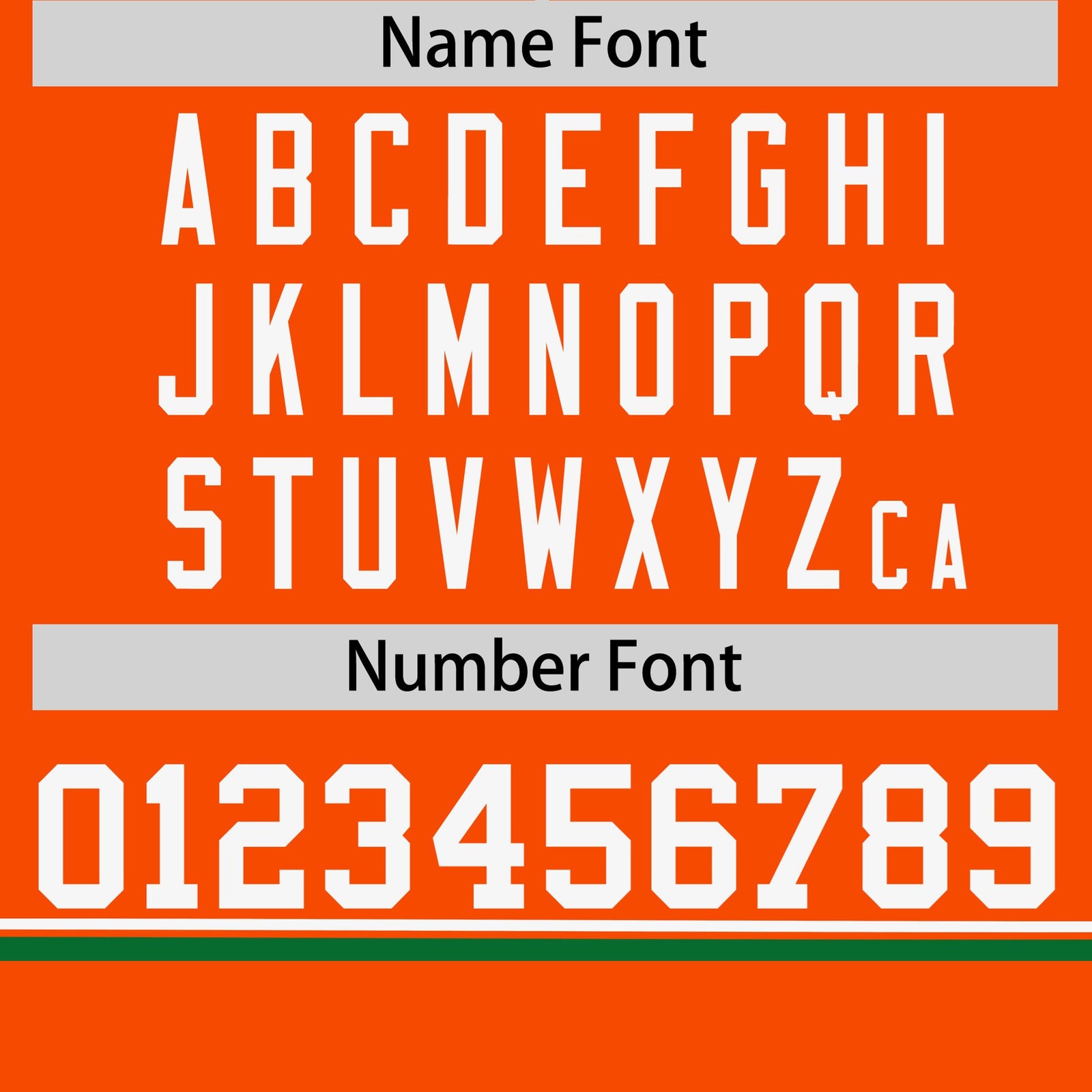 Custom Orange White-Kelly Green Crew neck Color Block Design Performance T-Shirt