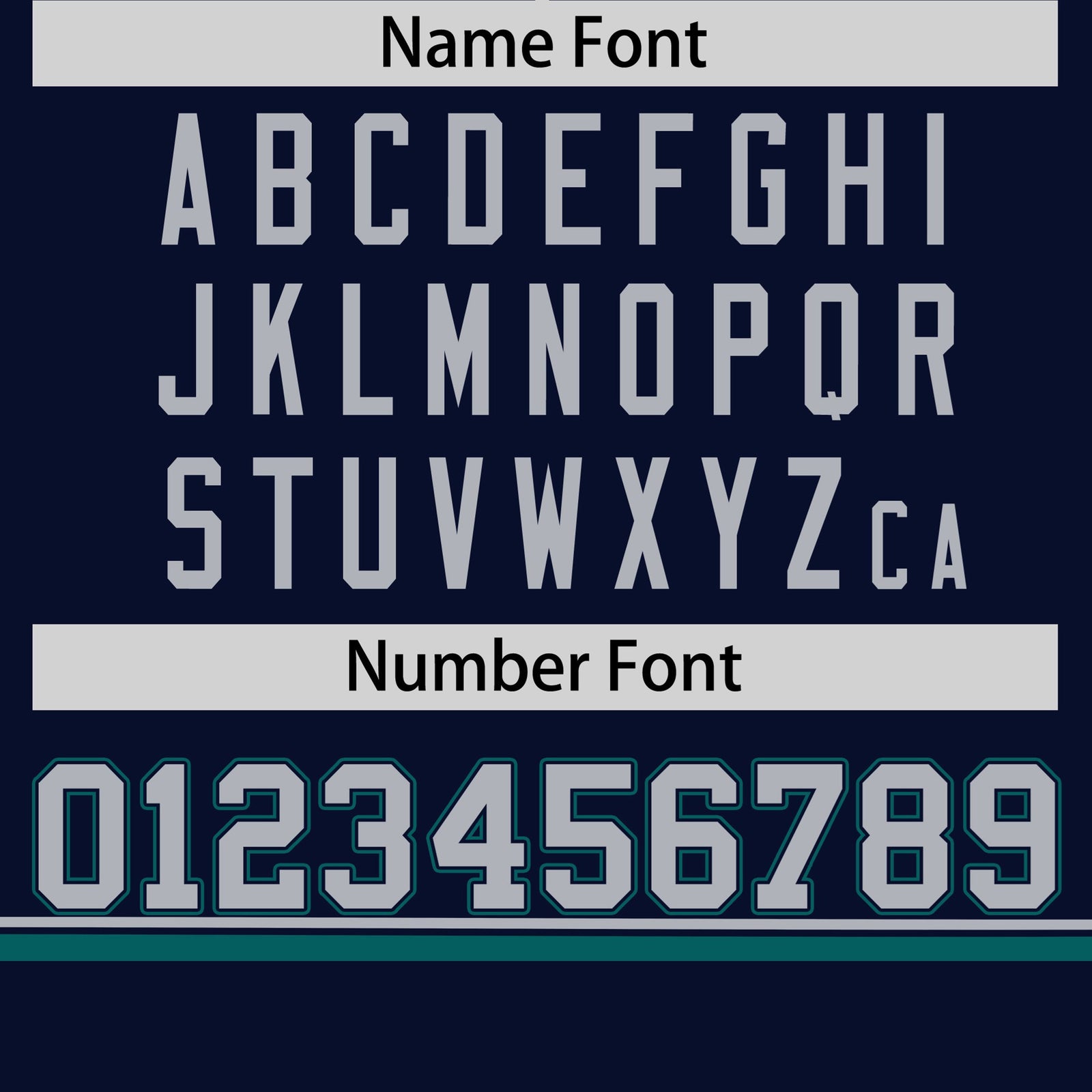 Custom Navy Gray-Aqua Crew neck Color Block Design Performance T-Shirt