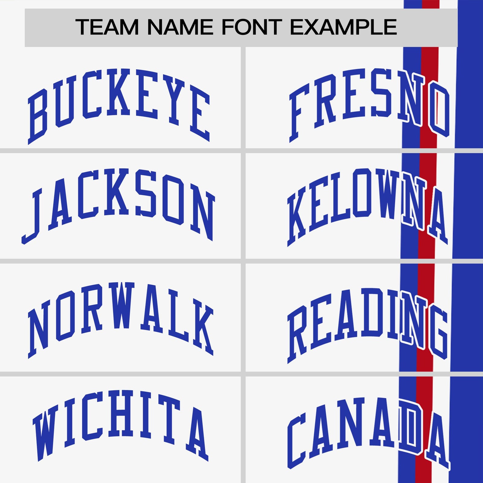 Custom White Royal Blue-Red Crew neck Color Contrast Design T-Shirts