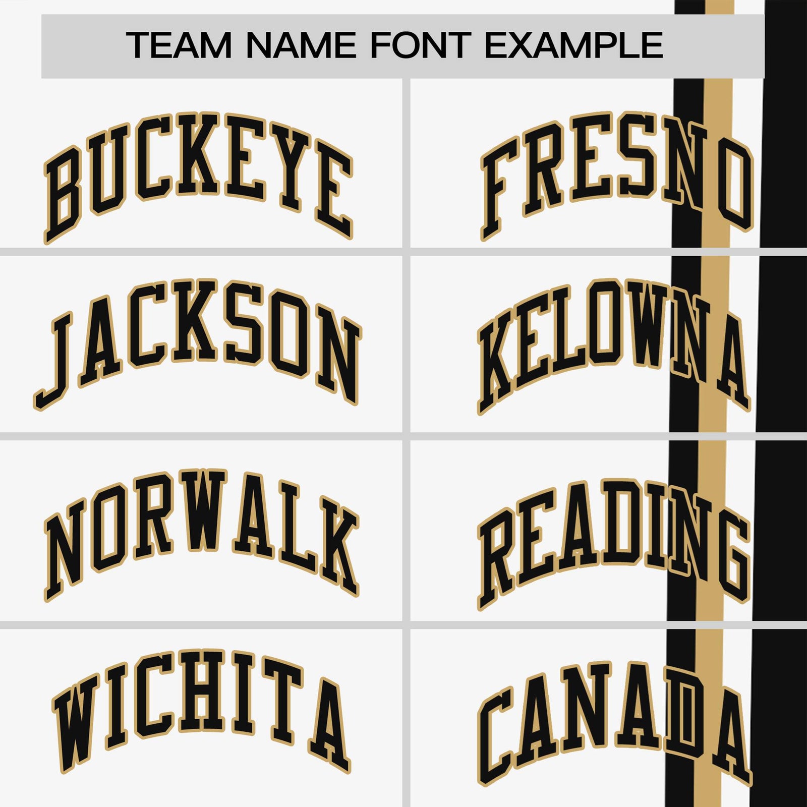 Custom White Black-Gold Crew neck Color Contrast Design T-Shirts