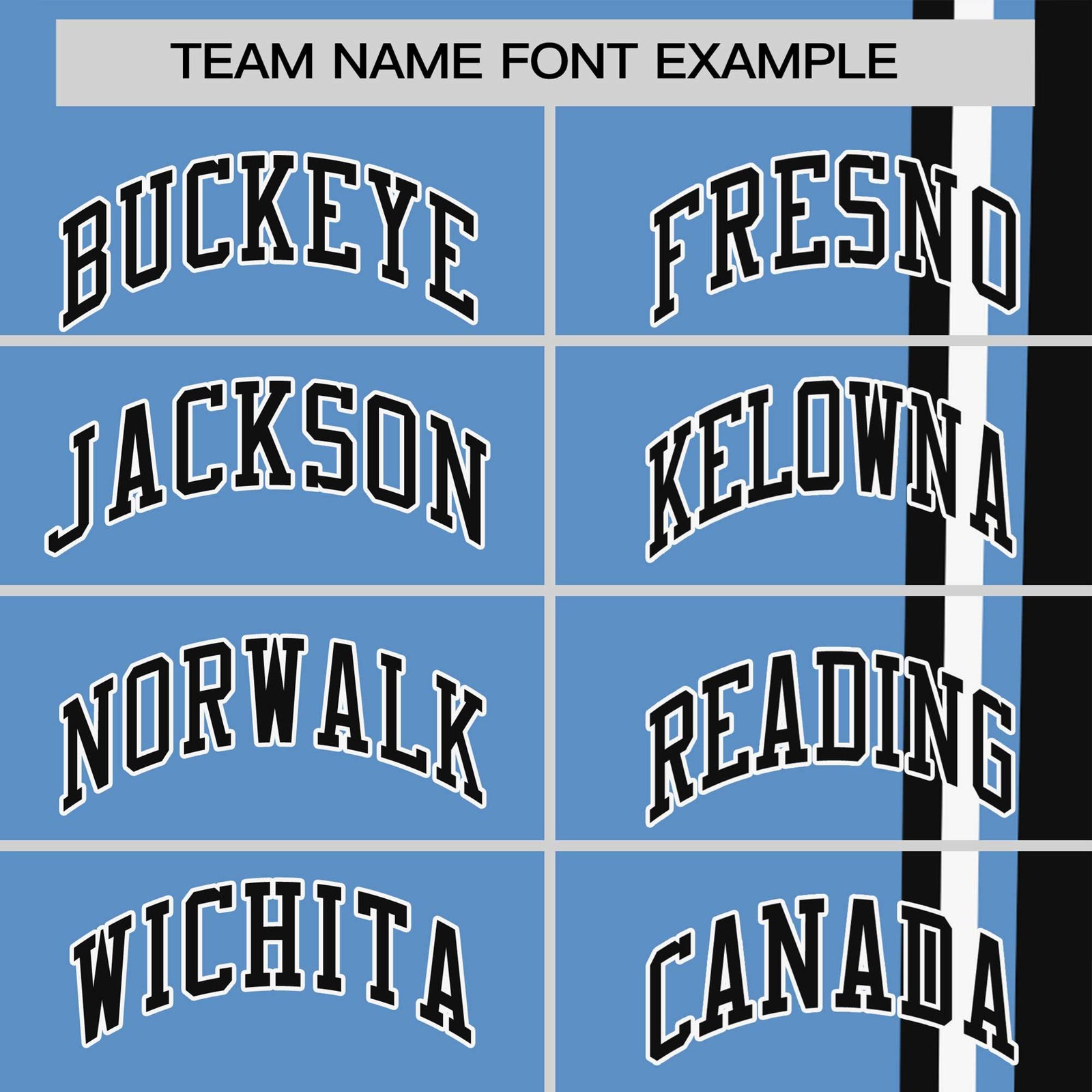 Custom Powder Blue Black-White Crew neck Color Contrast Design T-Shirts