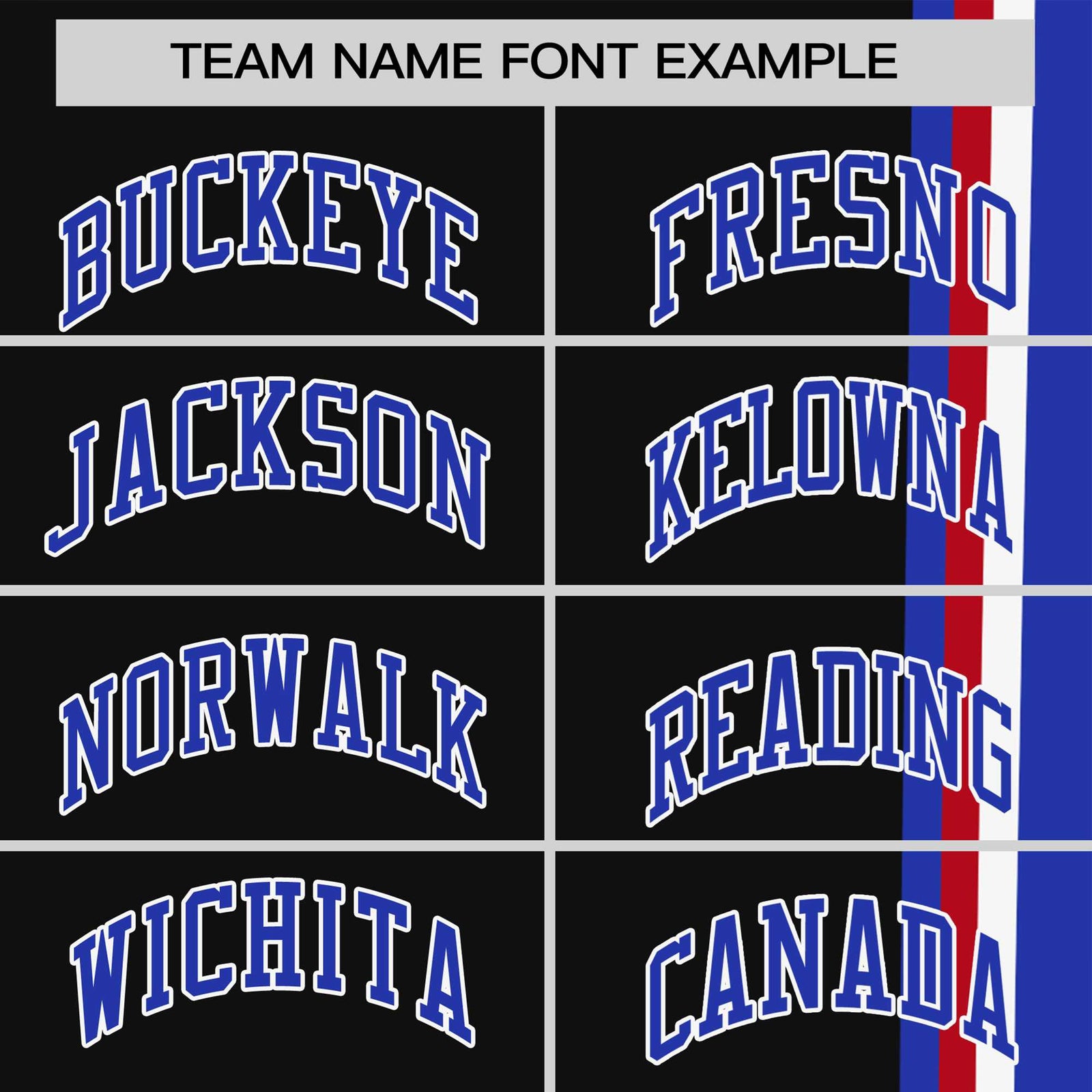 Custom Black Royal Blue-White Crew neck Color Contrast Design T-Shirts