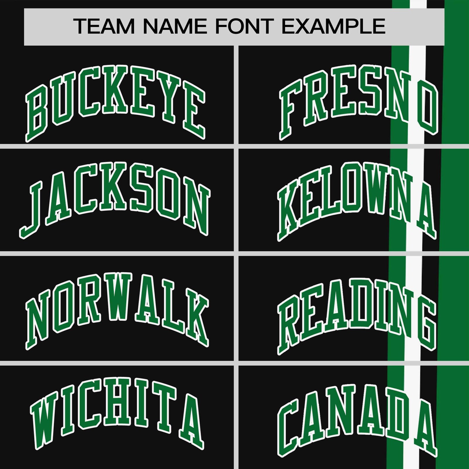 Custom Black Kelly Green-White Crew neck Color Contrast Design T-Shirts