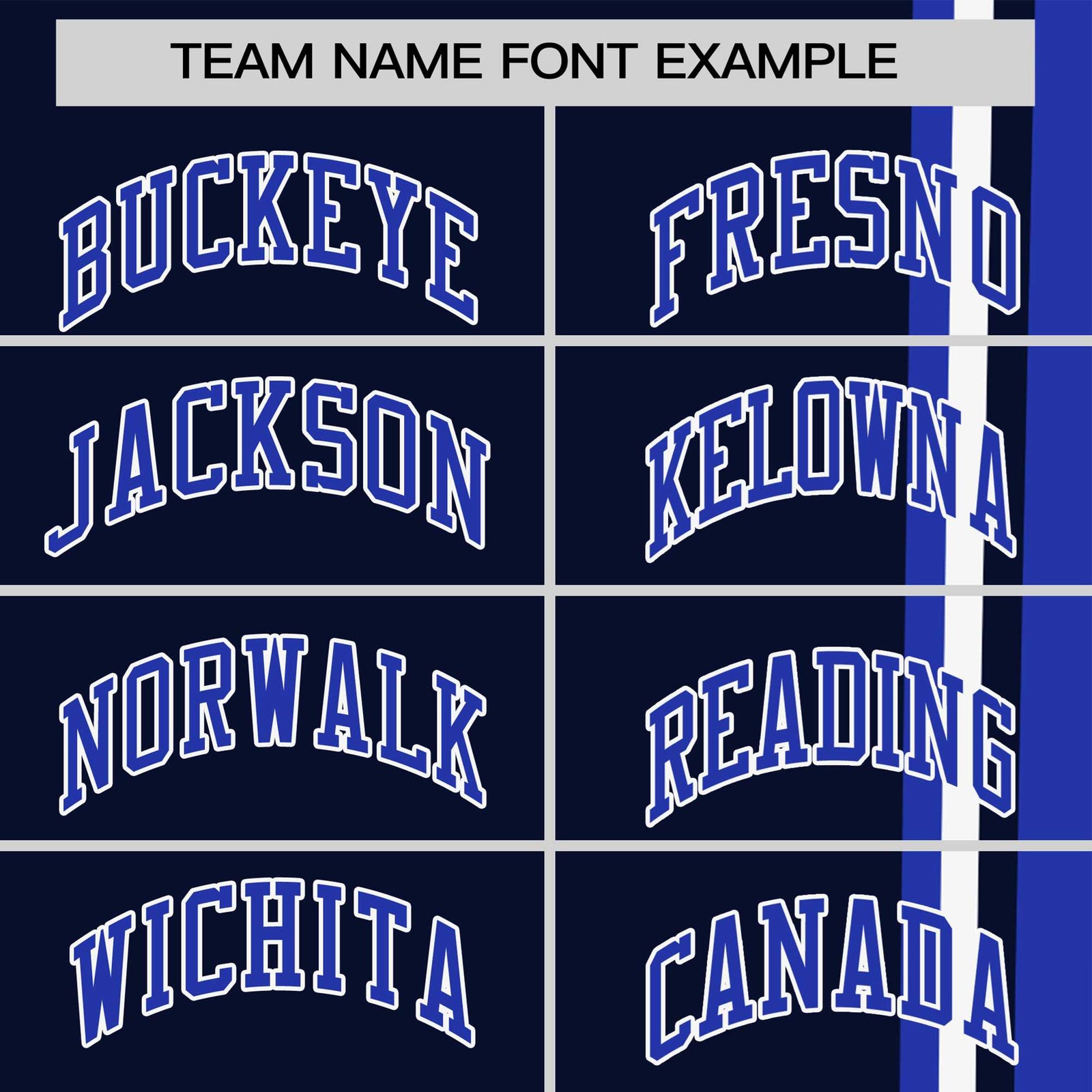 Custom Navy Royal Blue-White Crew neck Color Contrast Design T-Shirts