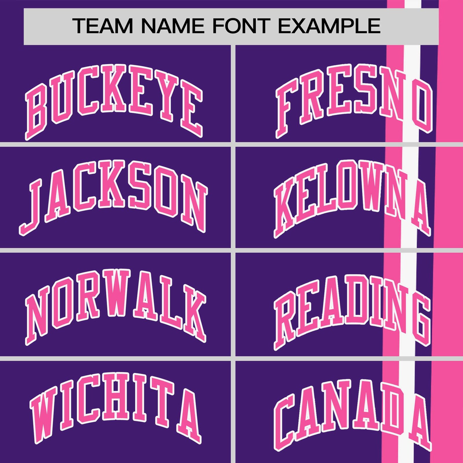 Custom Purple Pink-White Crew neck Color Contrast Design T-Shirts