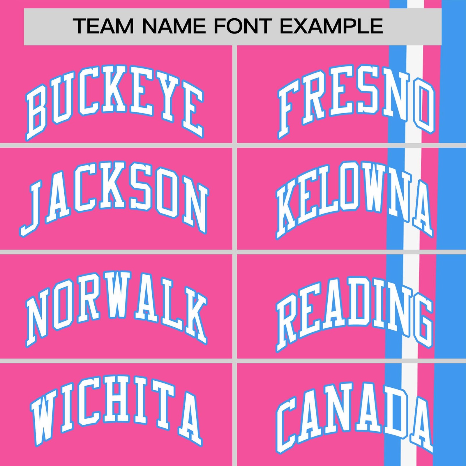 Custom Pink Powder Blue-White Crew neck Color Contrast Design T-Shirts