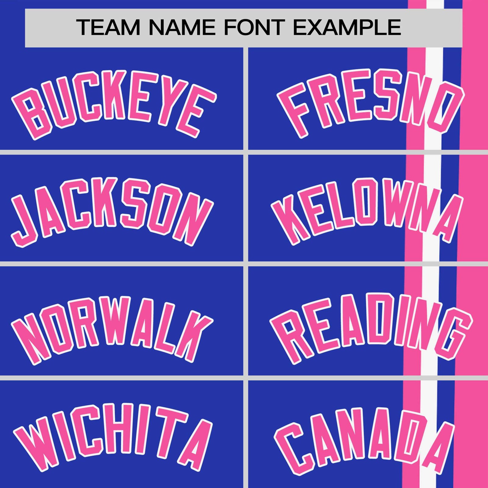 Custom Royal Blue Pink-White Crew neck Color Contrast Design T-Shirts