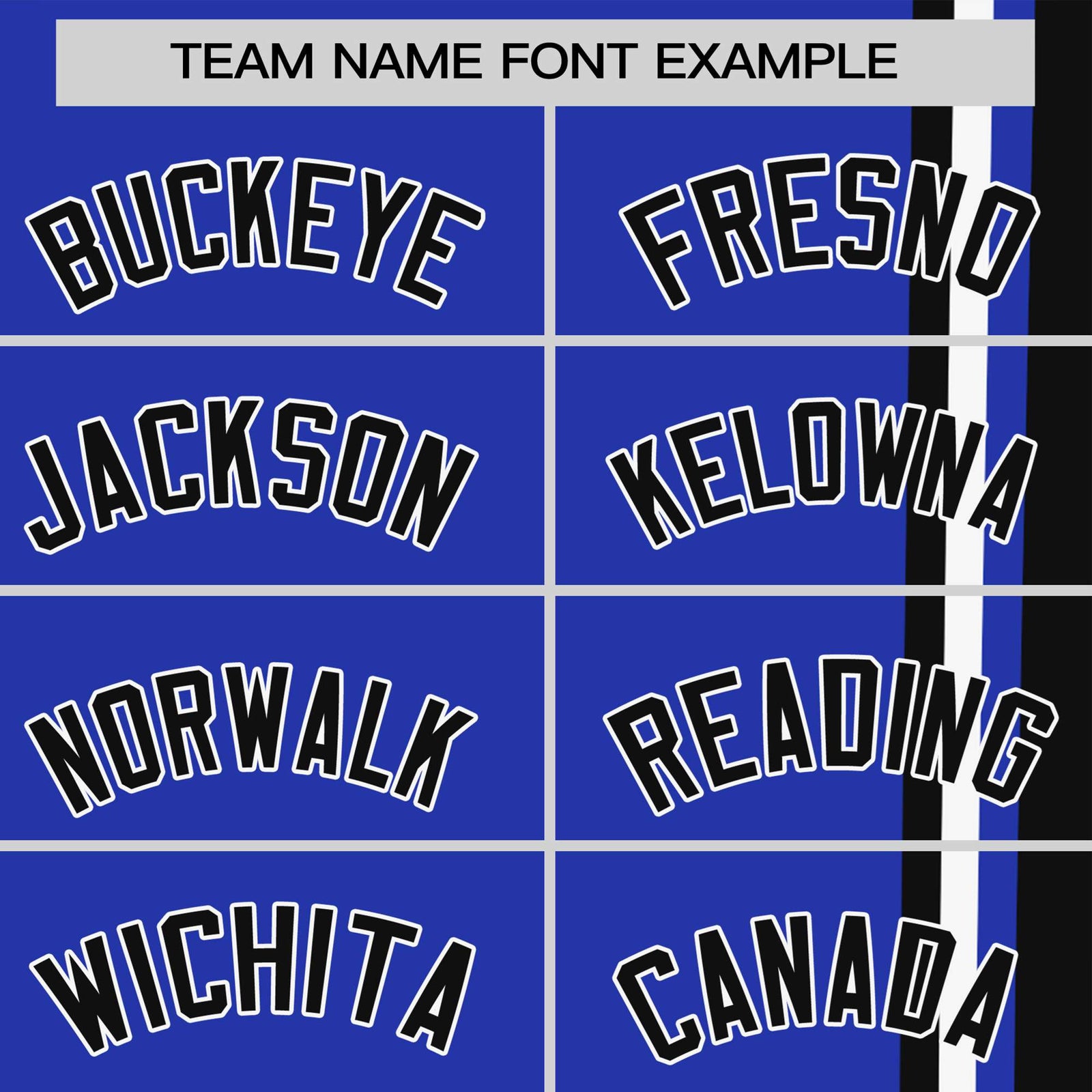 Custom Royal Blue Black-White Crew neck Color Contrast Design T-Shirts