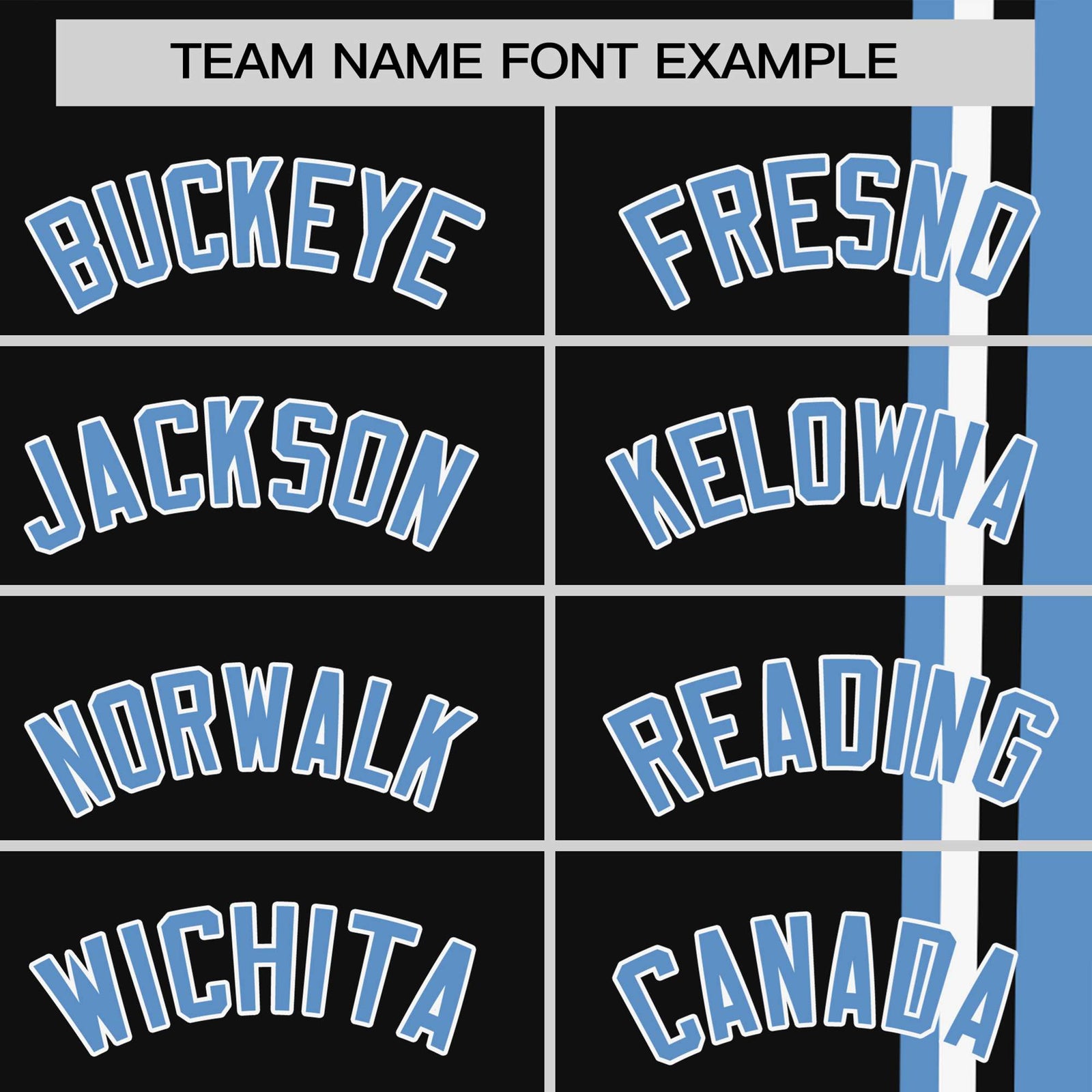 Custom Black Powder Blue-White Crew neck Color Contrast Design T-Shirts