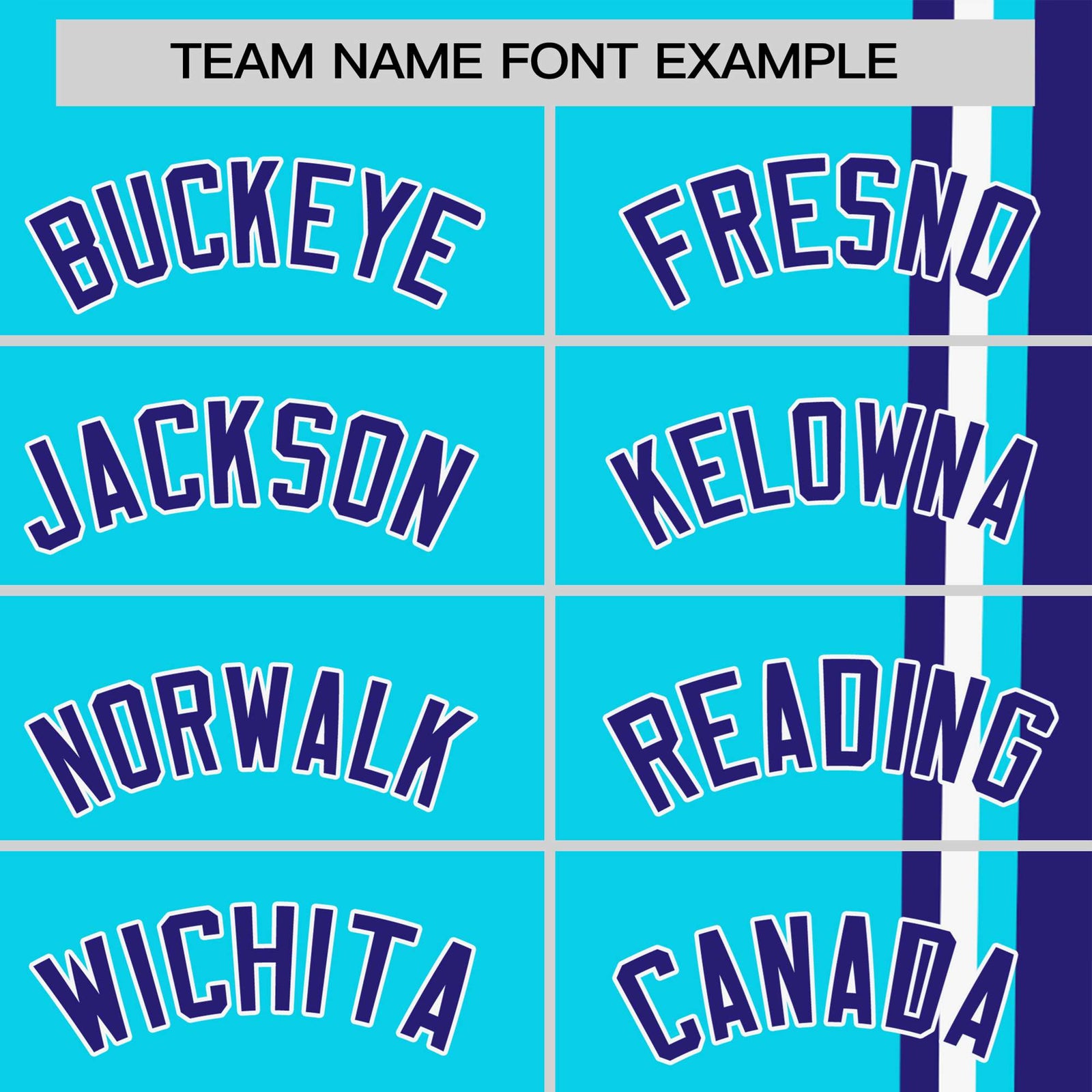 Custom Sky Blue Purple-White Crew neck Color Contrast Design T-Shirts