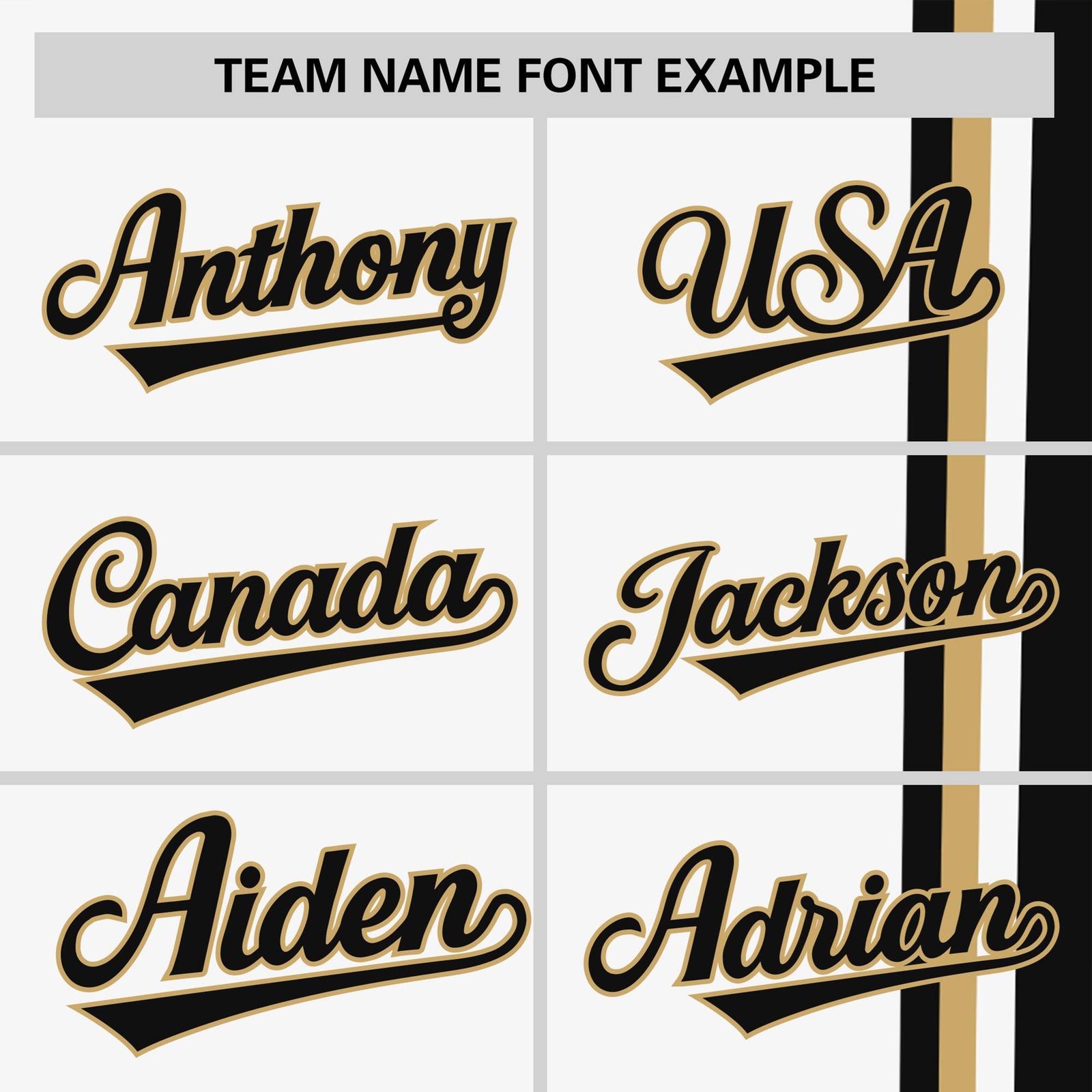 Custom White Black-Gold Crew neck Color Contrast Design T-Shirts