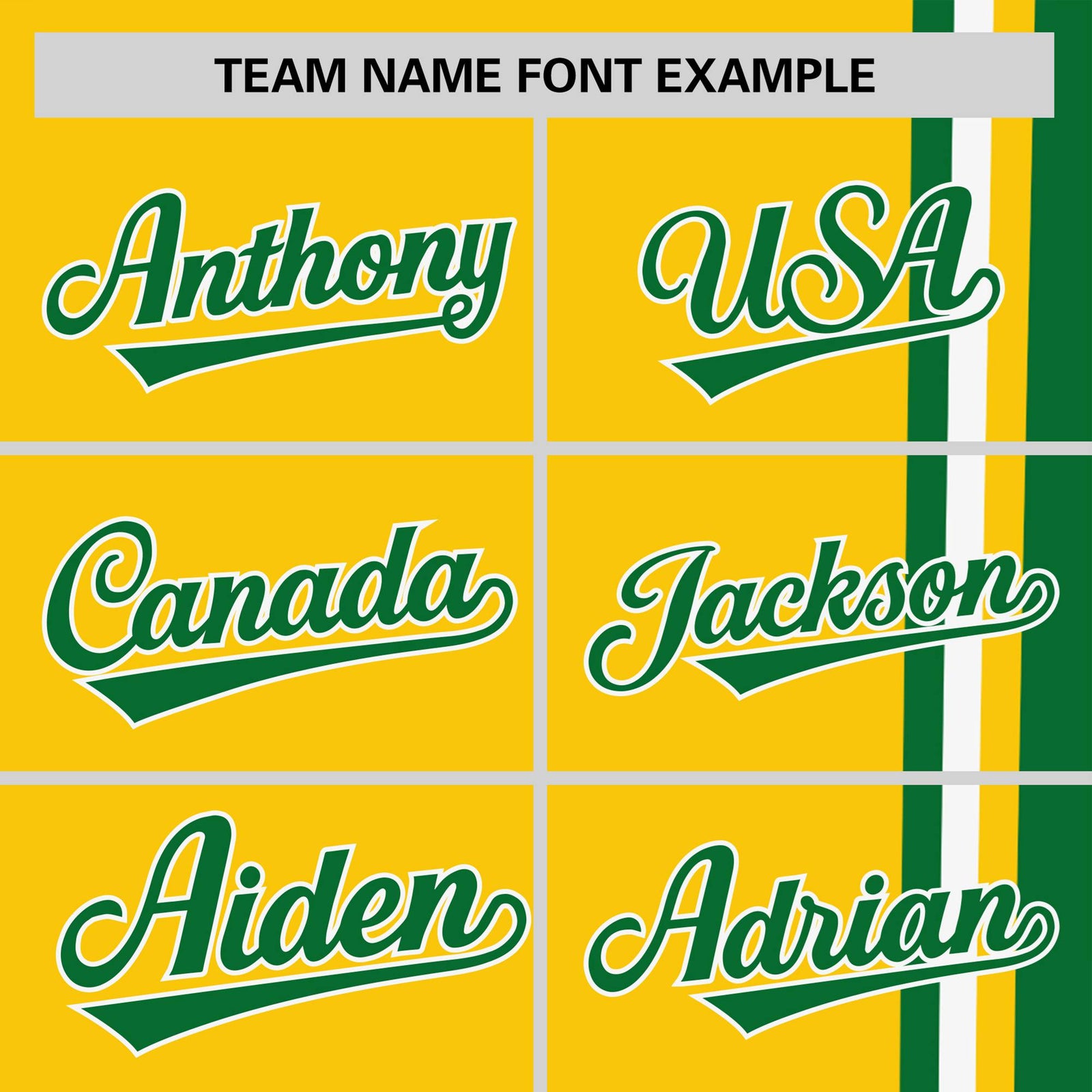 Custom Gold-01 Kelly Green-White Crew neck Color Contrast Design T-Shirts