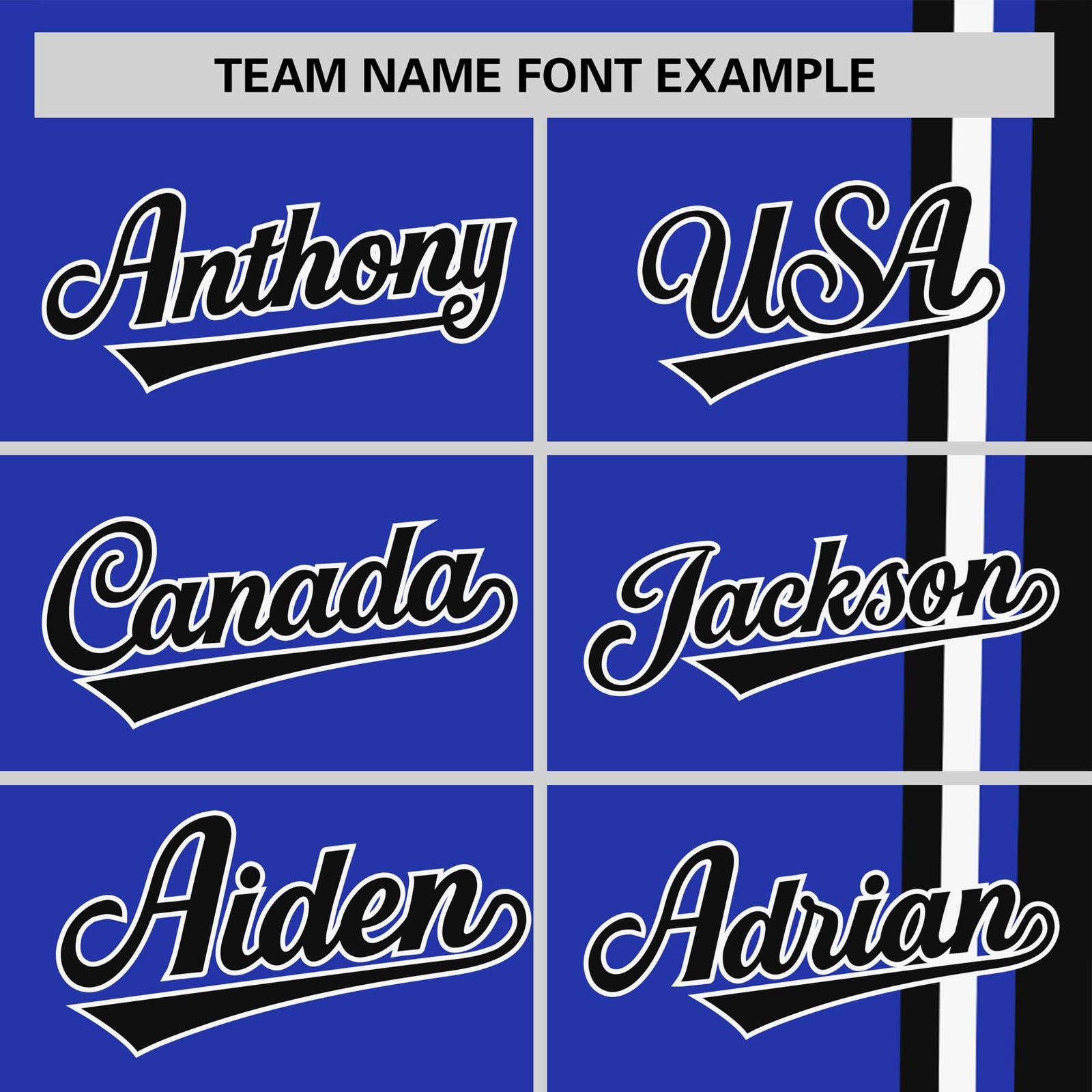 Custom Royal Blue Black-White Crew neck Color Contrast Design T-Shirts