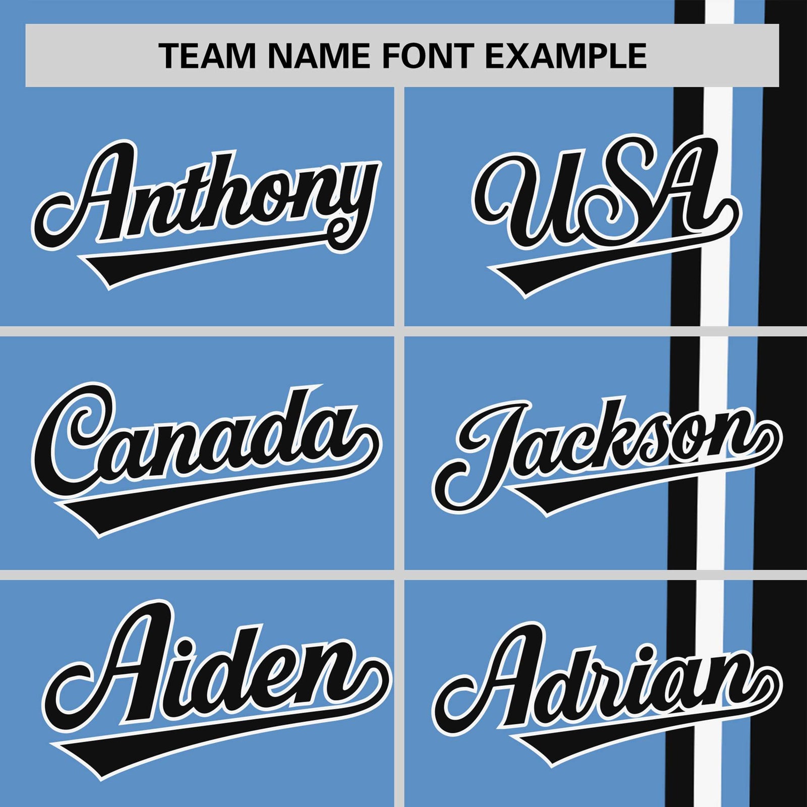 Custom Powder Blue Black-White Crew neck Color Contrast Design T-Shirts