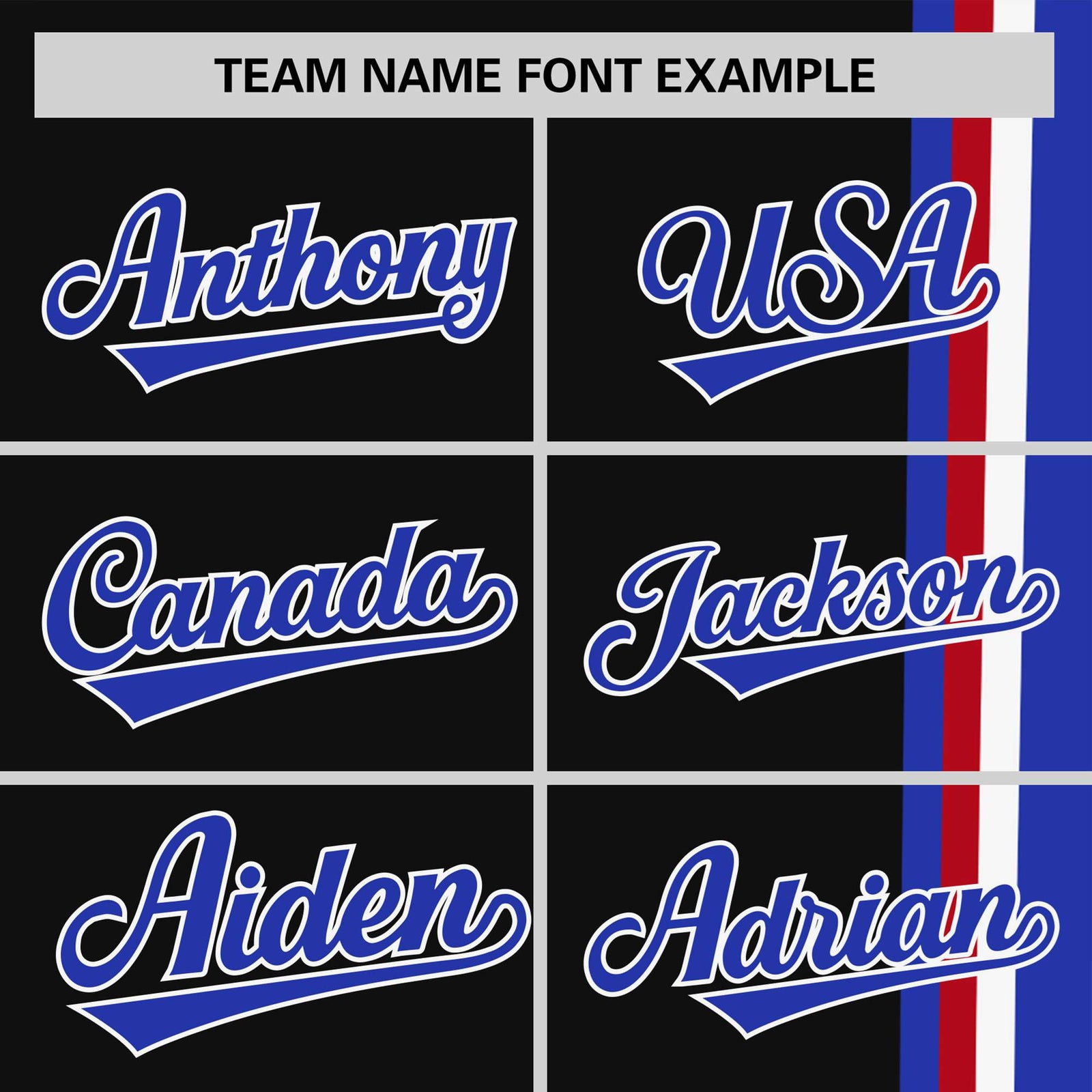 Custom Black Royal Blue-White Crew neck Color Contrast Design T-Shirts