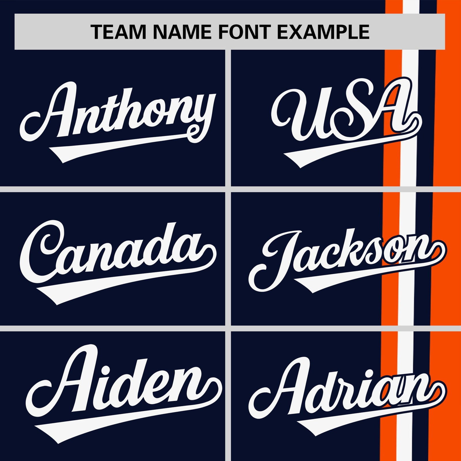 Custom Navy Orange-White Crew neck Color Contrast Design T-Shirts