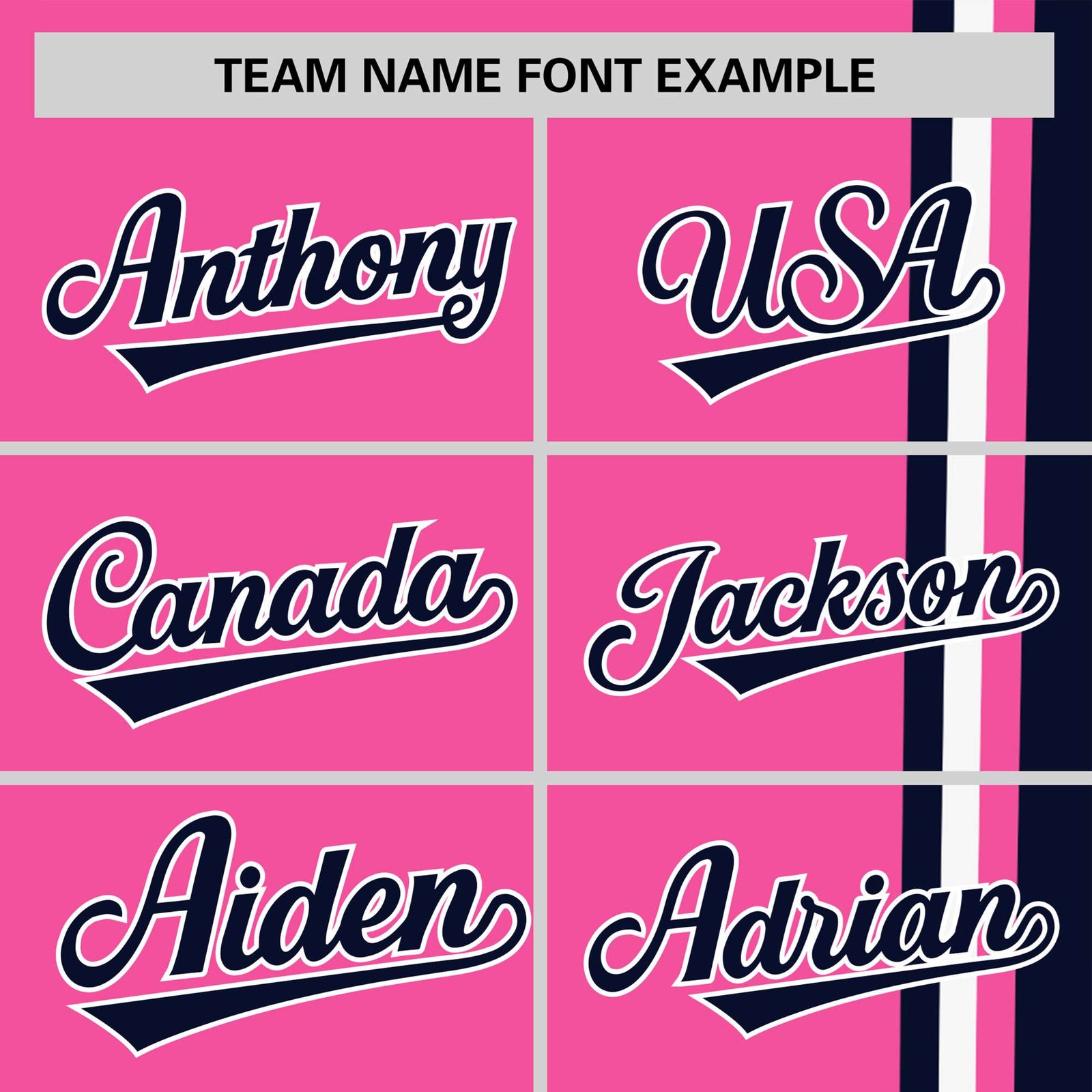 Custom Pink Navy-White Crew neck Color Contrast Design T-Shirts