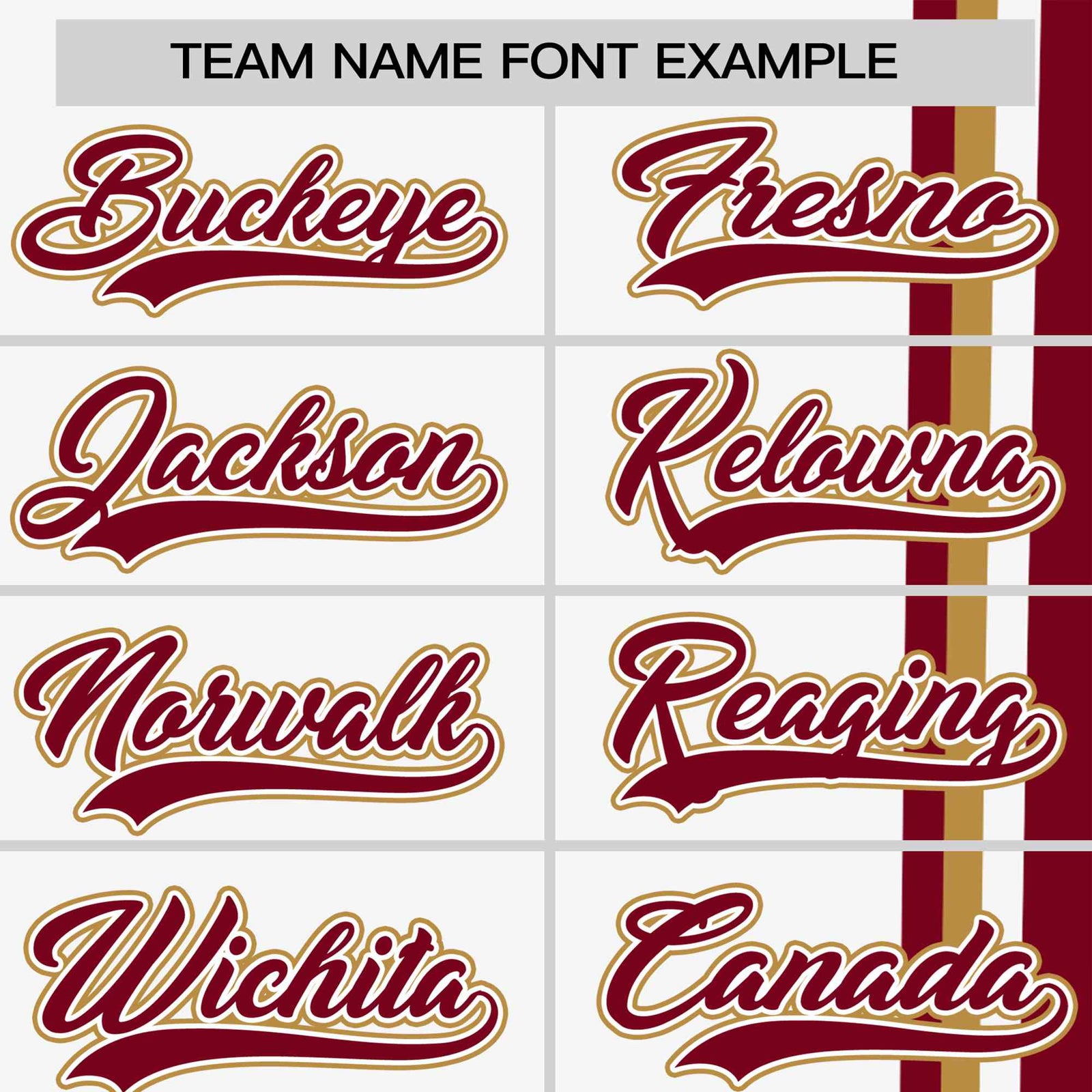Custom White Crimson-Gold Crew neck Color Contrast Design T-Shirts