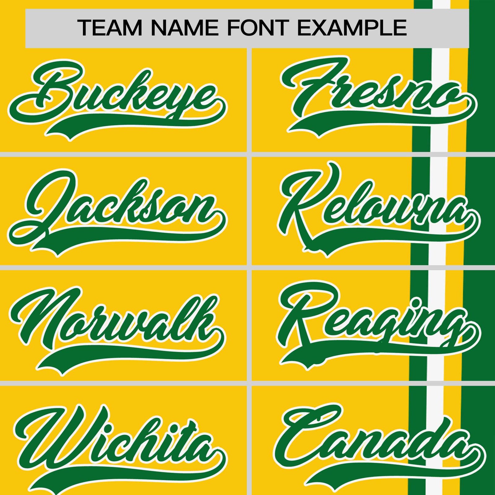 Custom Gold-01 Kelly Green-White Crew neck Color Contrast Design T-Shirts