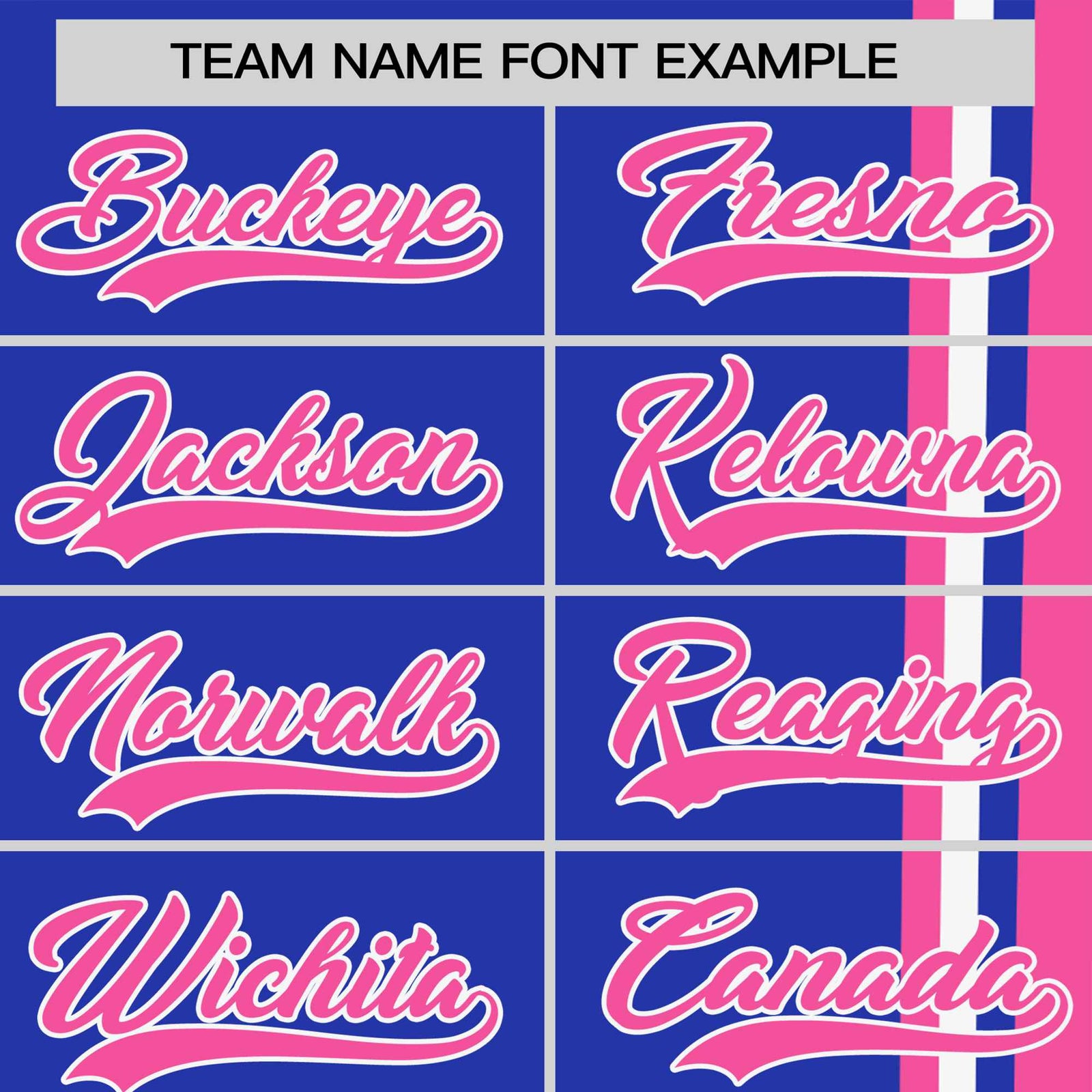 Custom Royal Blue Pink-White Crew neck Color Contrast Design T-Shirts