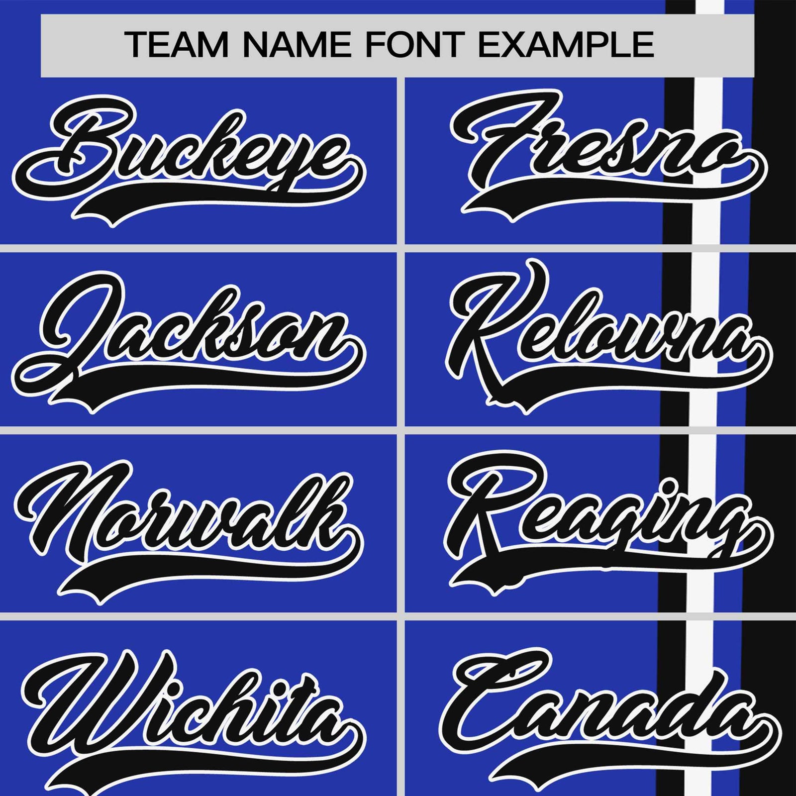 Custom Royal Blue Black-White Crew neck Color Contrast Design T-Shirts