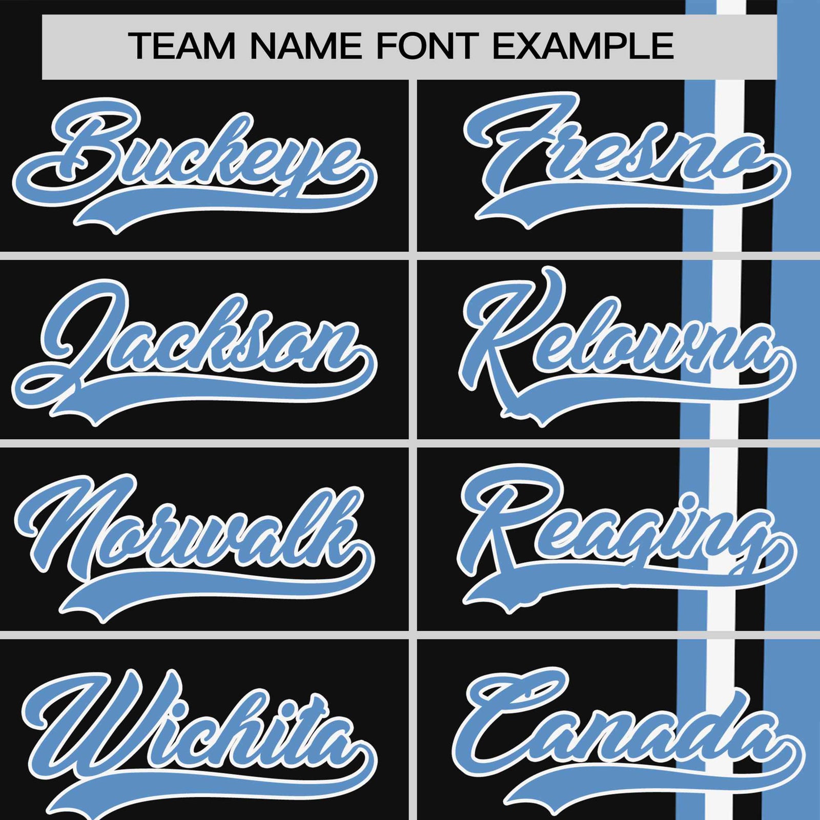 Custom Black Powder Blue-White Crew neck Color Contrast Design T-Shirts