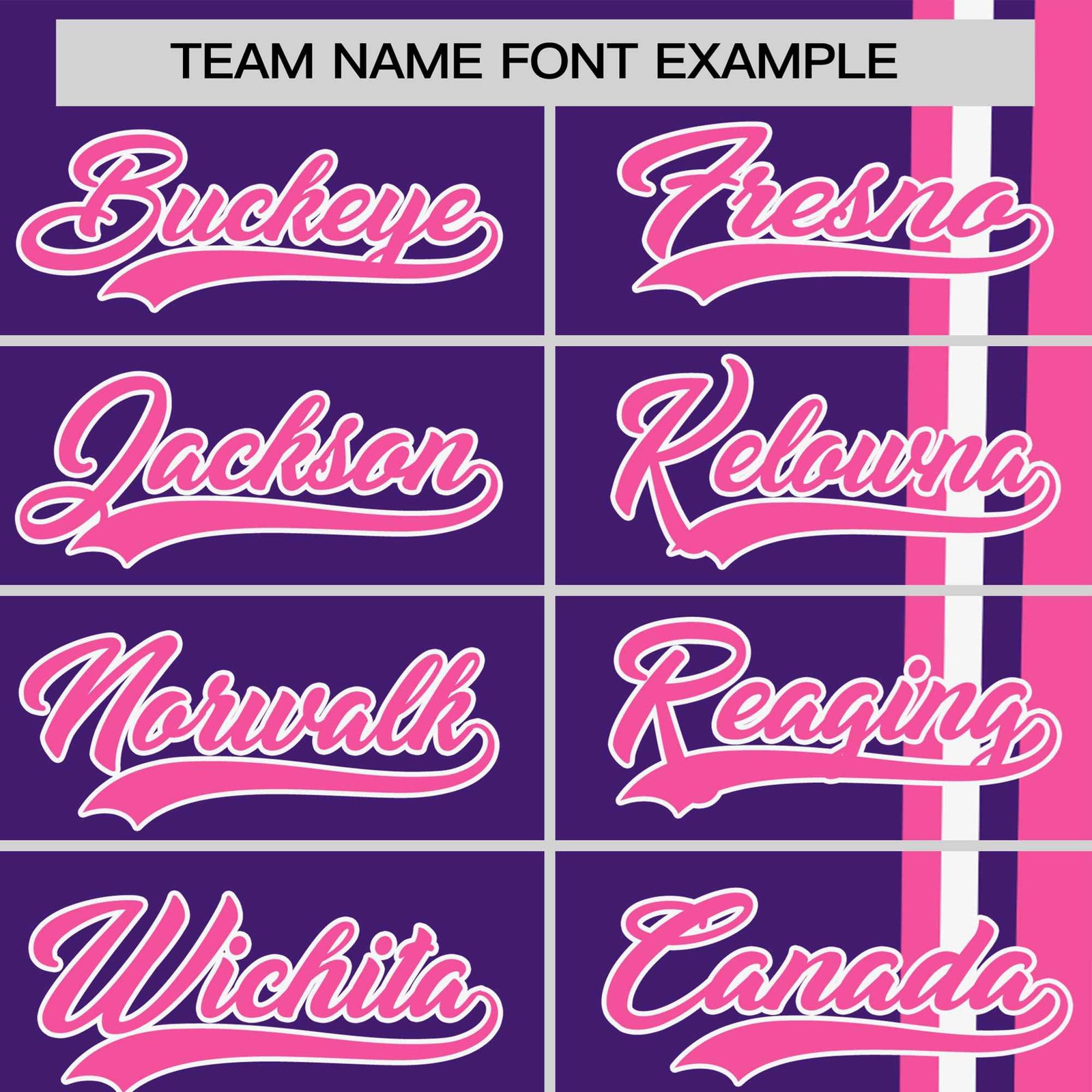 Custom Purple Pink-White Crew neck Color Contrast Design T-Shirts