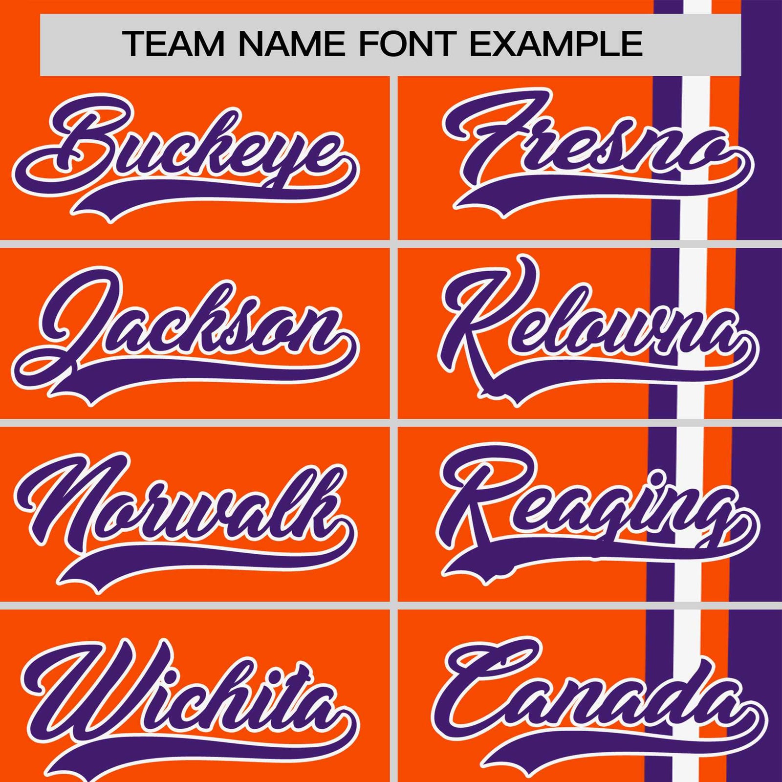 Custom Orange Purple-White Crew neck Color Contrast Design T-Shirts