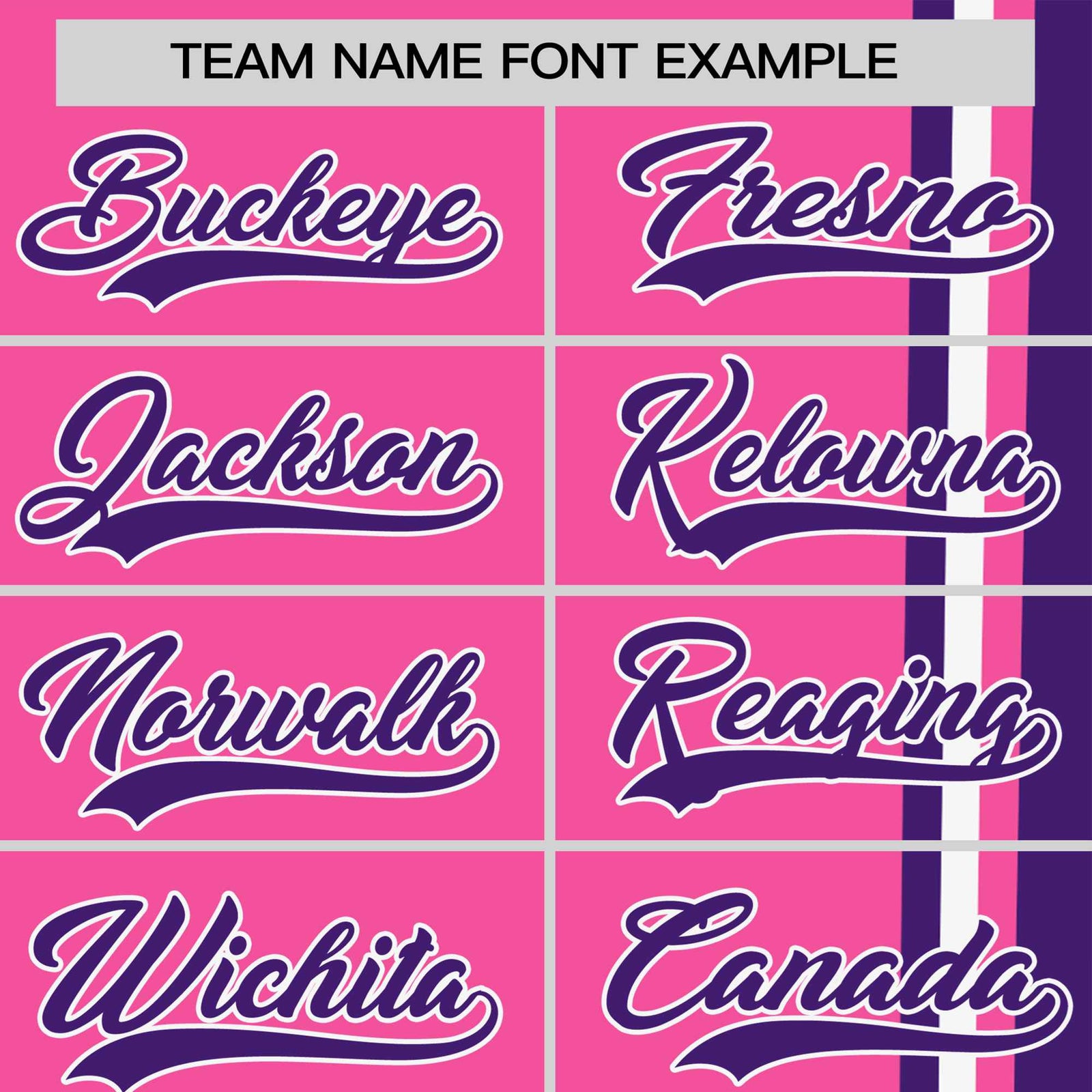 Custom Pink Purple-White Crew neck Color Contrast Design T-Shirts