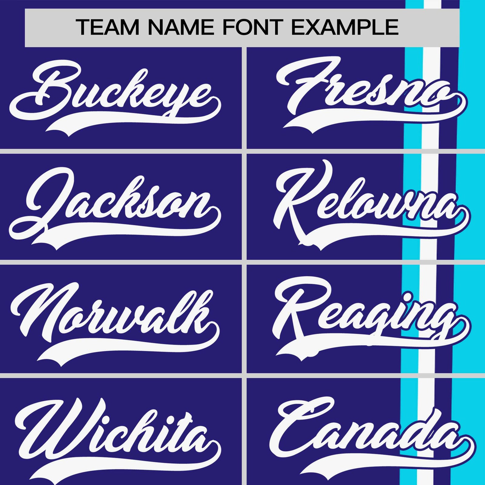 Custom Purple Sky Blue-White Crew neck Color Contrast Design T-Shirts