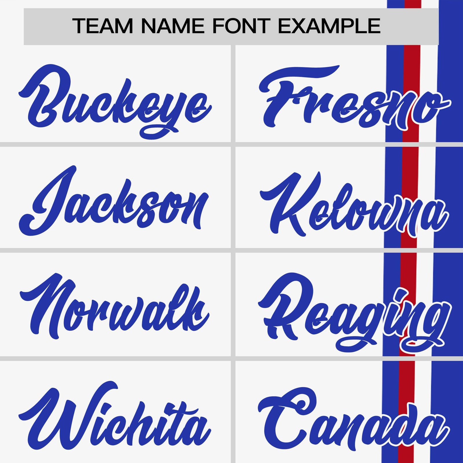 Custom White Royal Blue-Red Crew neck Color Contrast Design T-Shirts