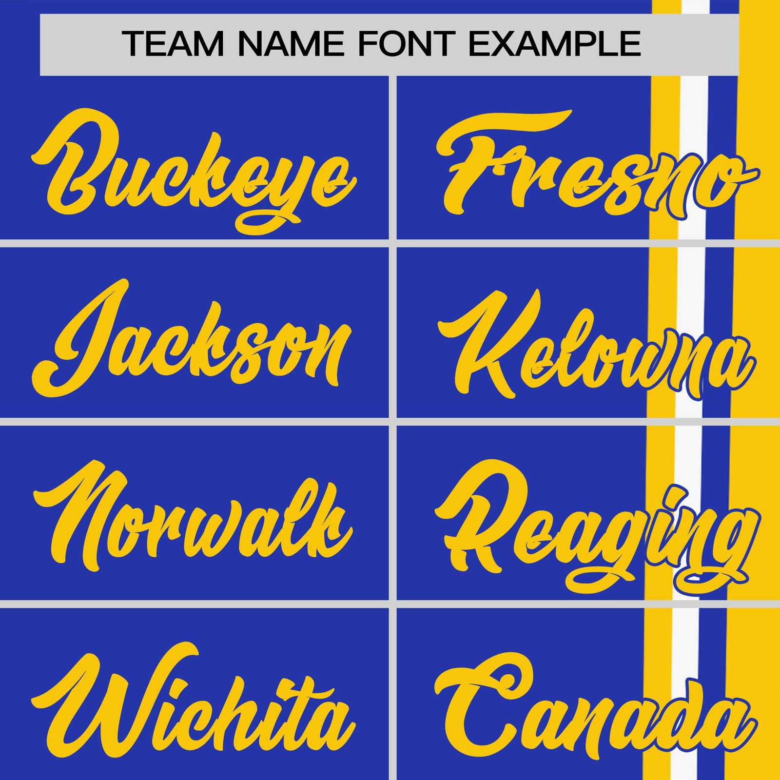 Custom Royal Blue Gold-01 White Crew neck Color Contrast Design T-Shirts