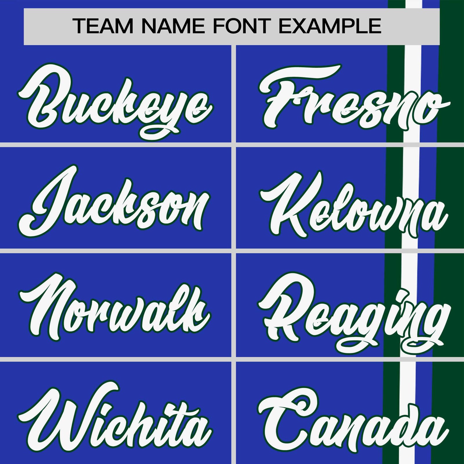 Custom Royal Blue Green-White Crew neck Color Contrast Design T-Shirts