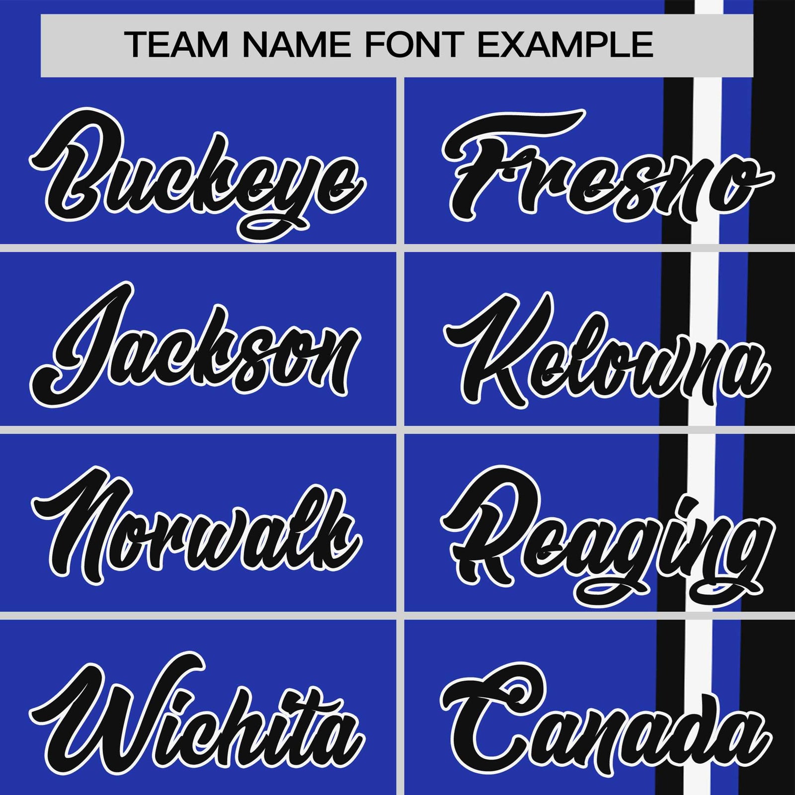 Custom Royal Blue Black-White Crew neck Color Contrast Design T-Shirts