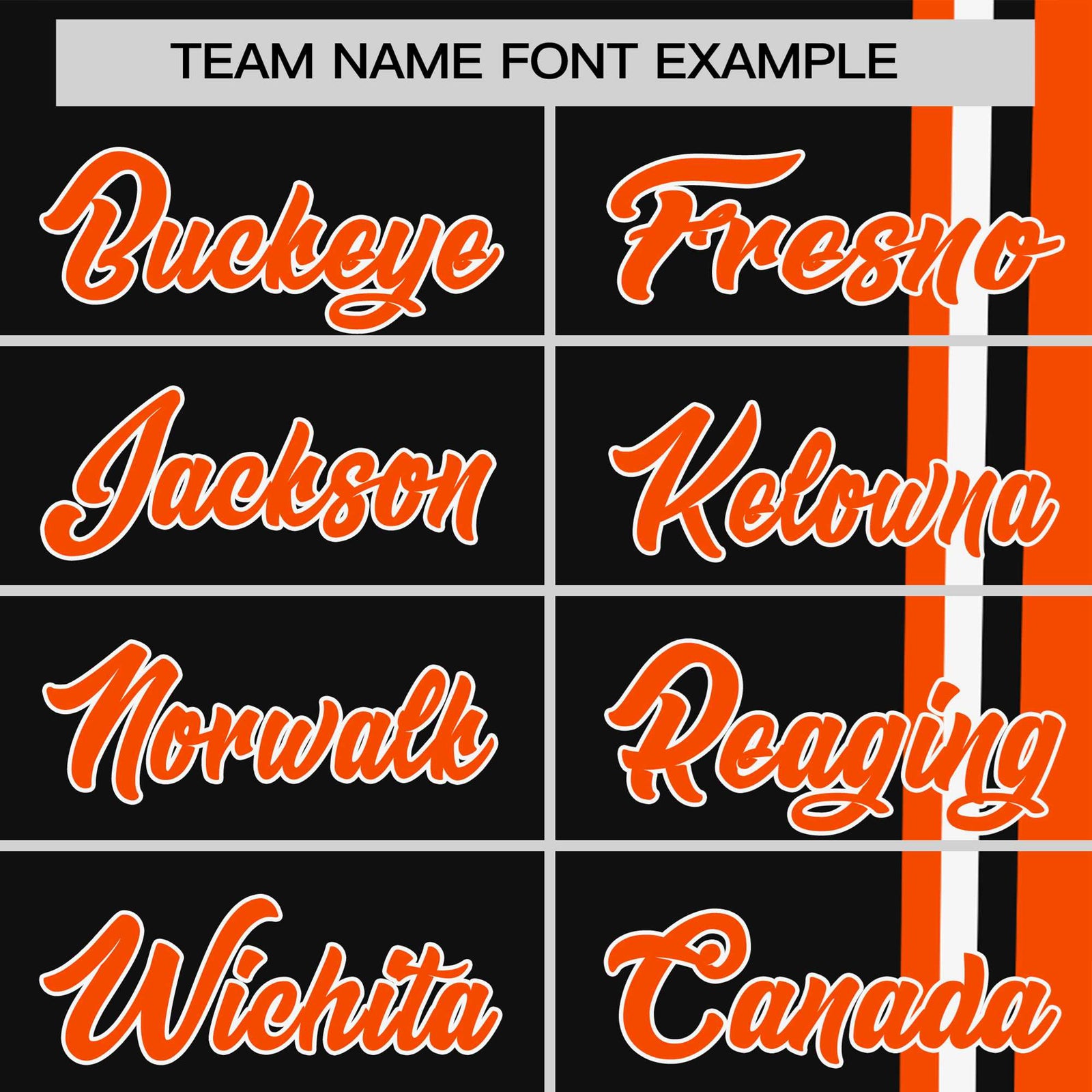 Custom Black Orange-White Crew neck Color Contrast Design T-Shirts