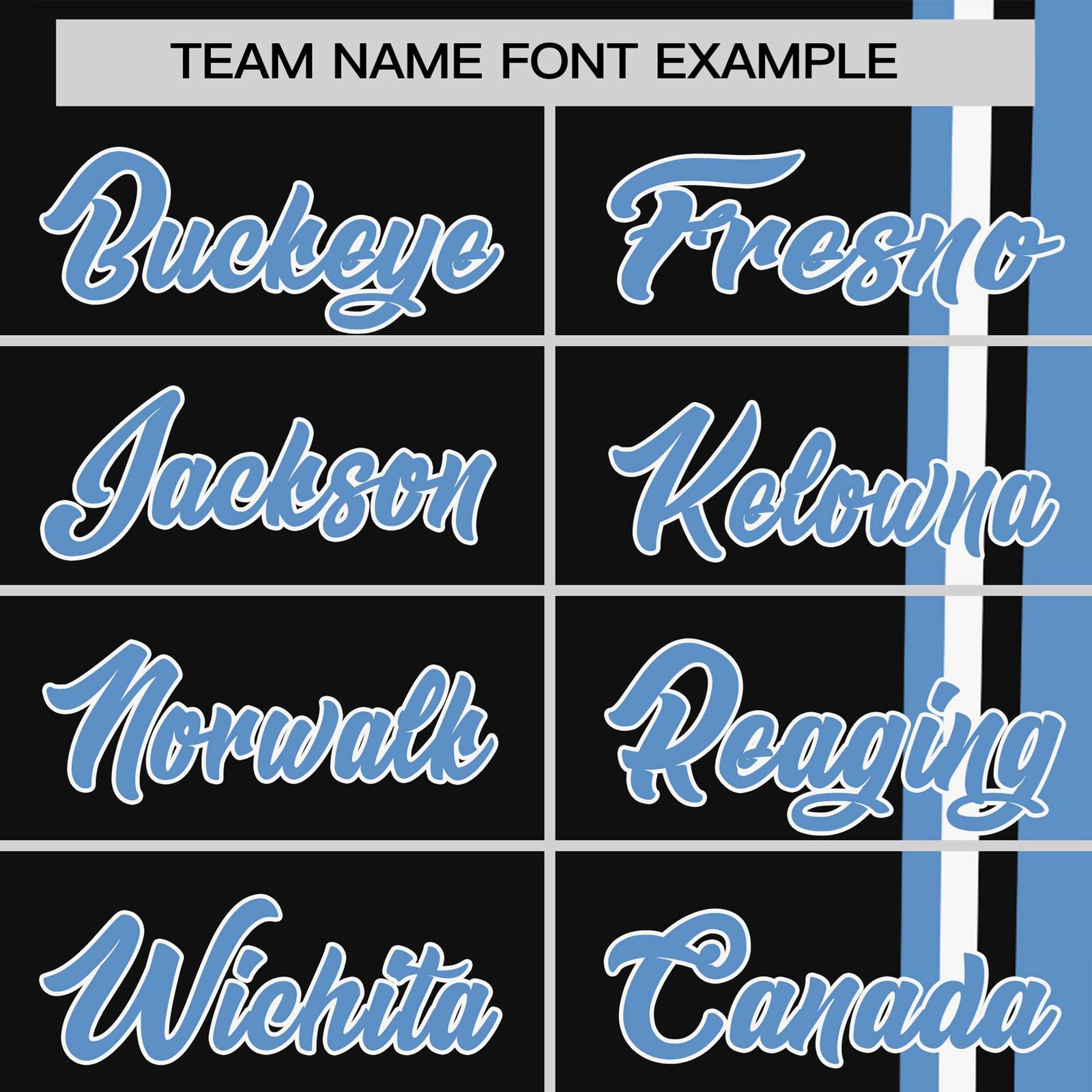 Custom Black Powder Blue-White Crew neck Color Contrast Design T-Shirts