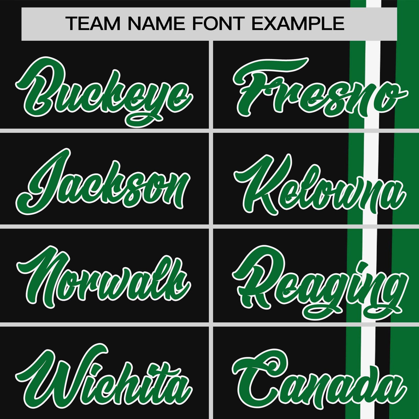 Custom Black Kelly Green-White Crew neck Color Contrast Design T-Shirts