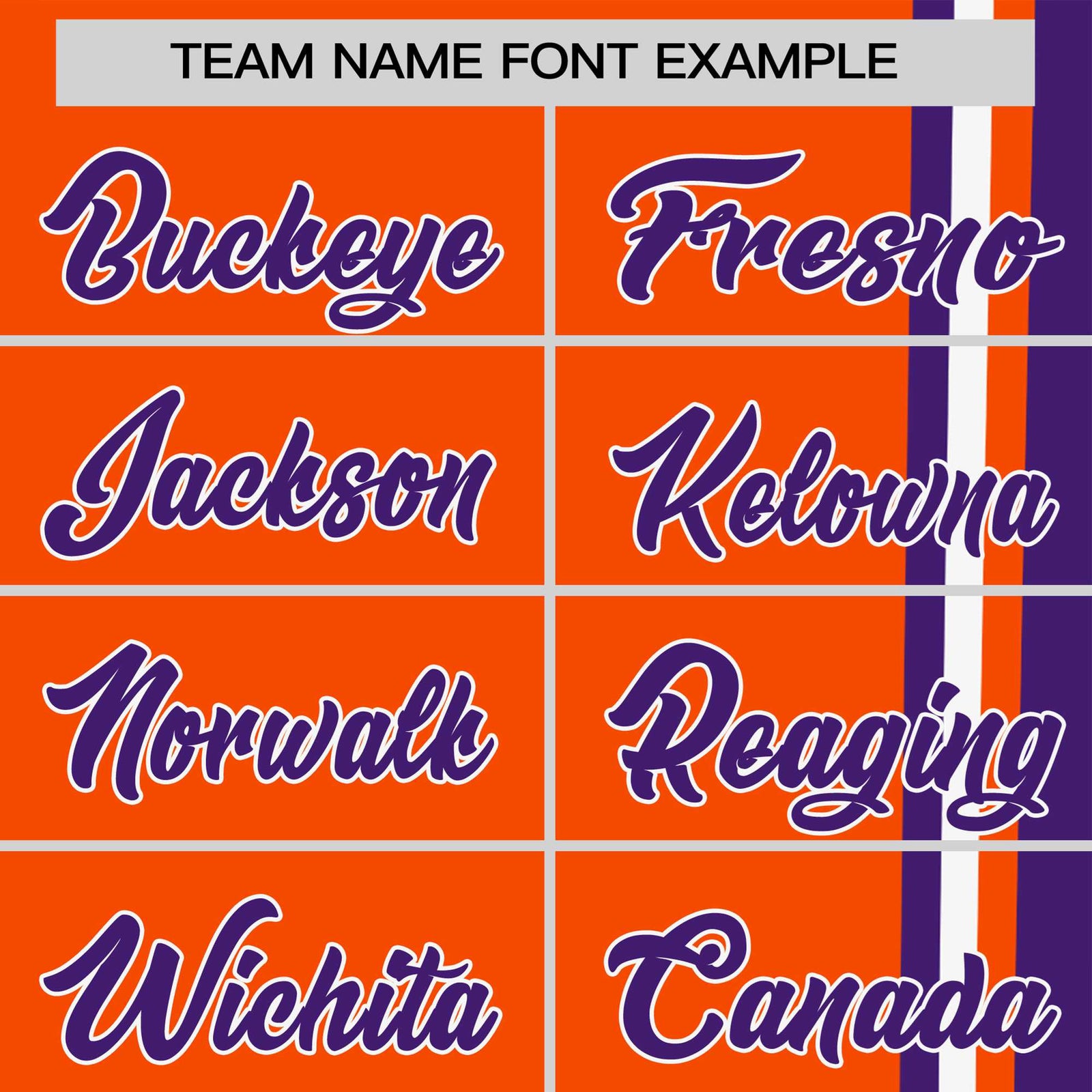 Custom Orange Purple-White Crew neck Color Contrast Design T-Shirts