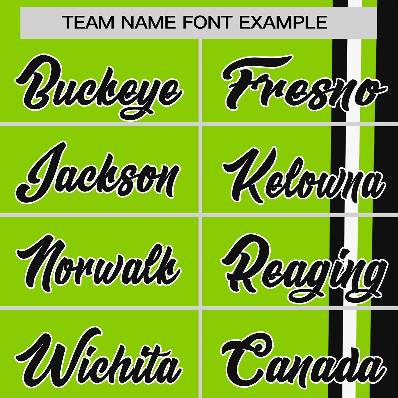 Custom Neon Green Black-White Crew neck Color Contrast Design T-Shirts