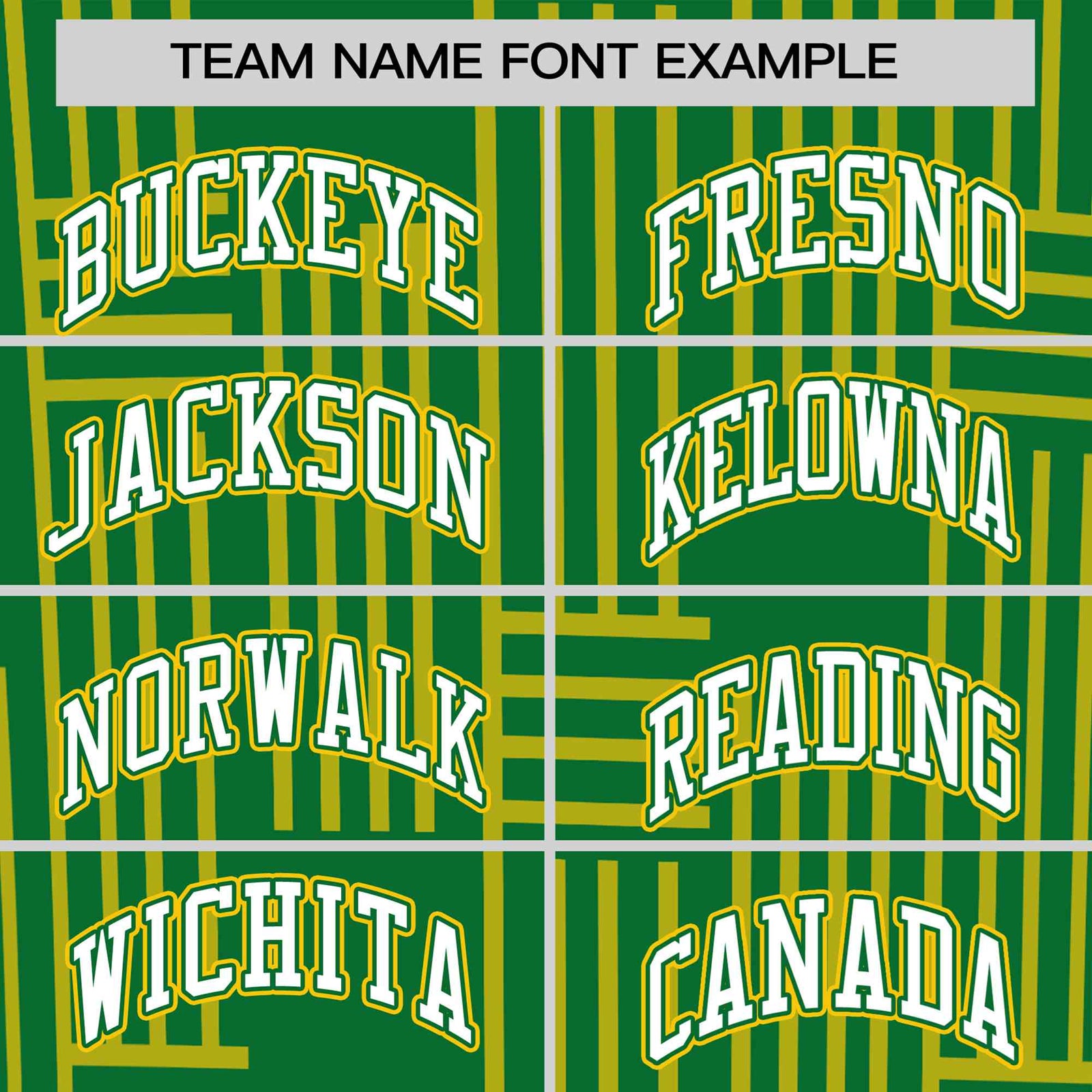 Custom Kelly Green-Gold 01 Personalized Line Pattern Performance T-Shirt