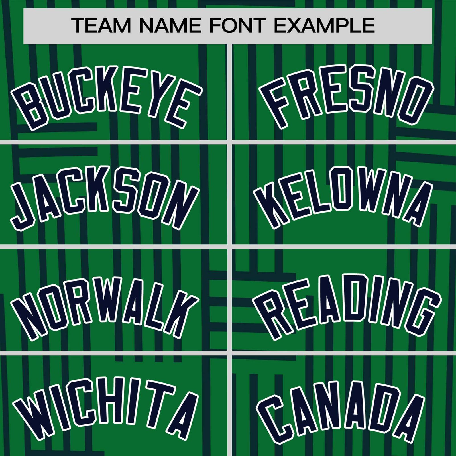 Custom Kelly Green-Navy Personalized Line Pattern Performance T-Shirt