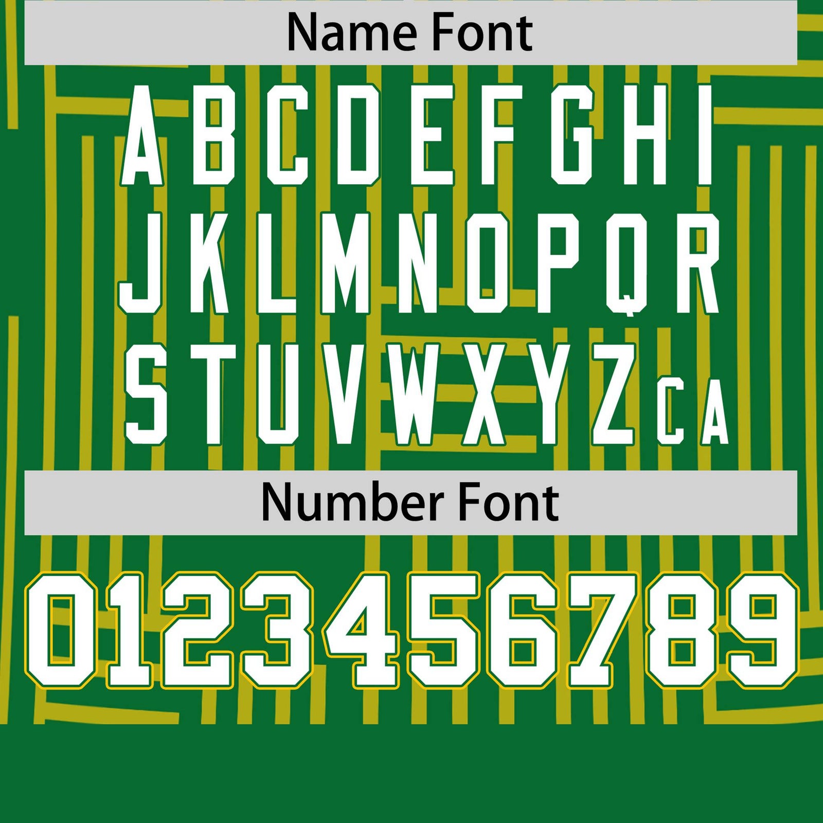 Custom Kelly Green-Gold 01 Personalized Line Pattern Performance T-Shirt